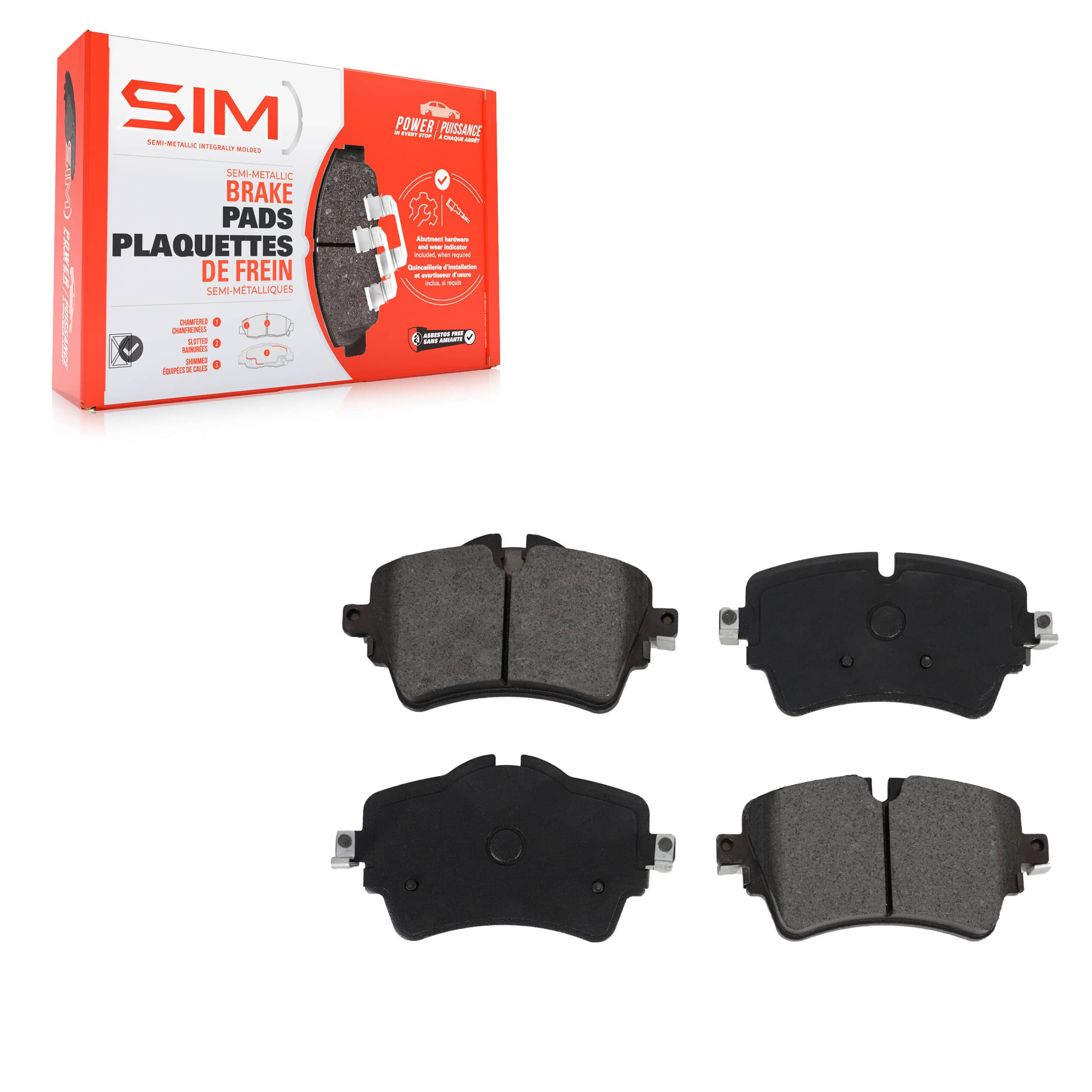 SIM - SIM-1801 - Front Disc Brake Pad