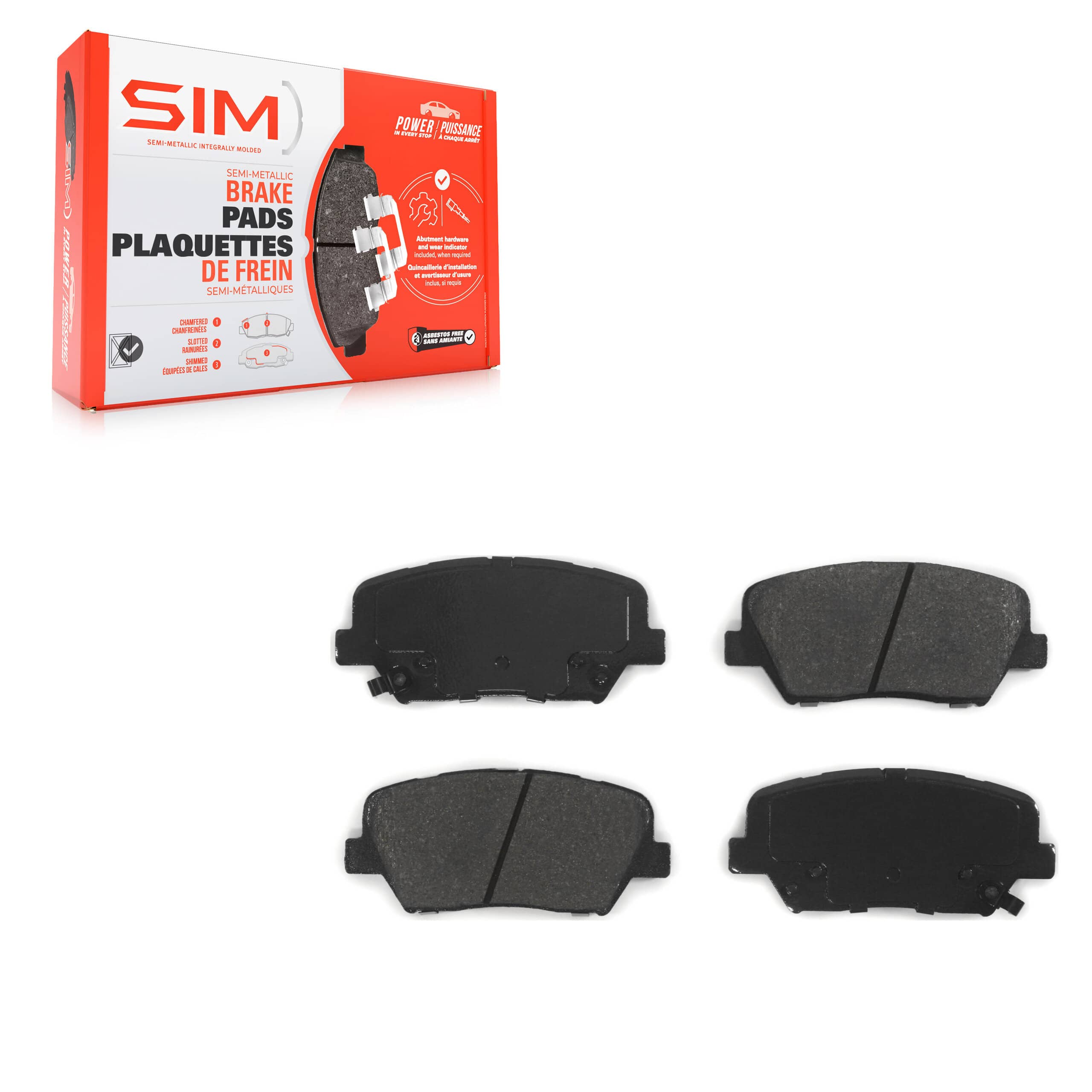SIM - SIM-1815 - Front Disc Brake Pad