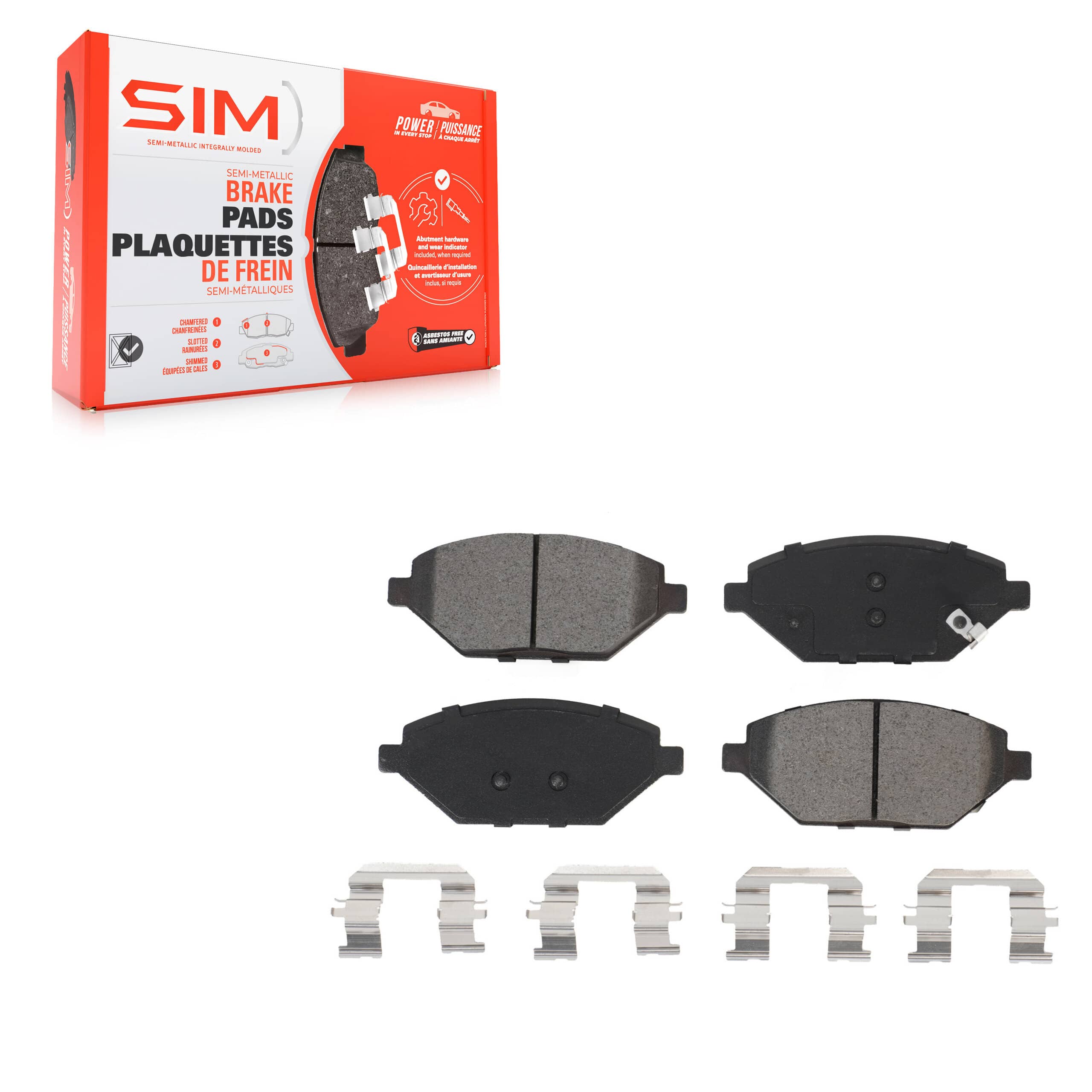 SIM - SIM-1864 - Front Disc Brake Pad