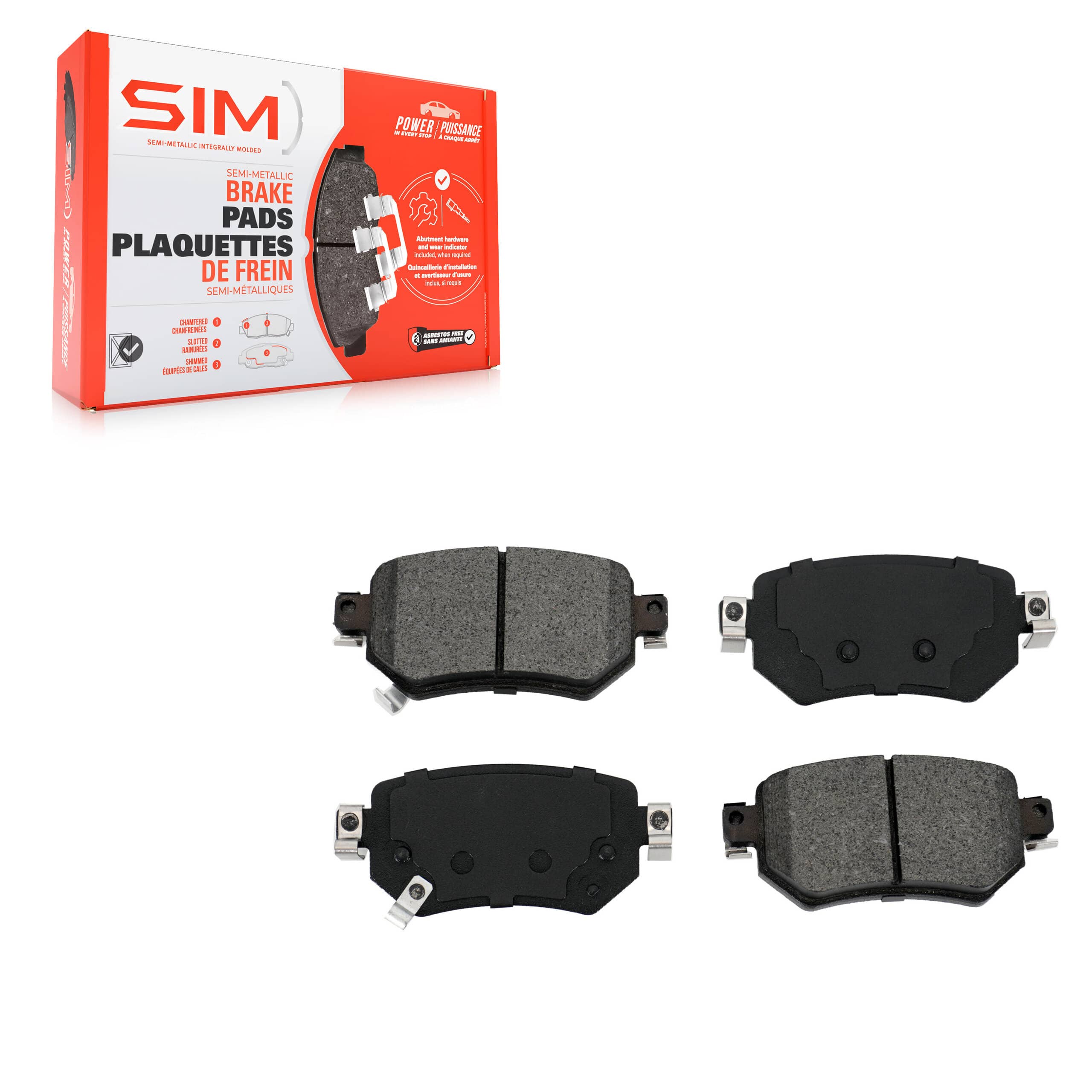 SIM - SIM-1874 - Rear Disc Brake Pad