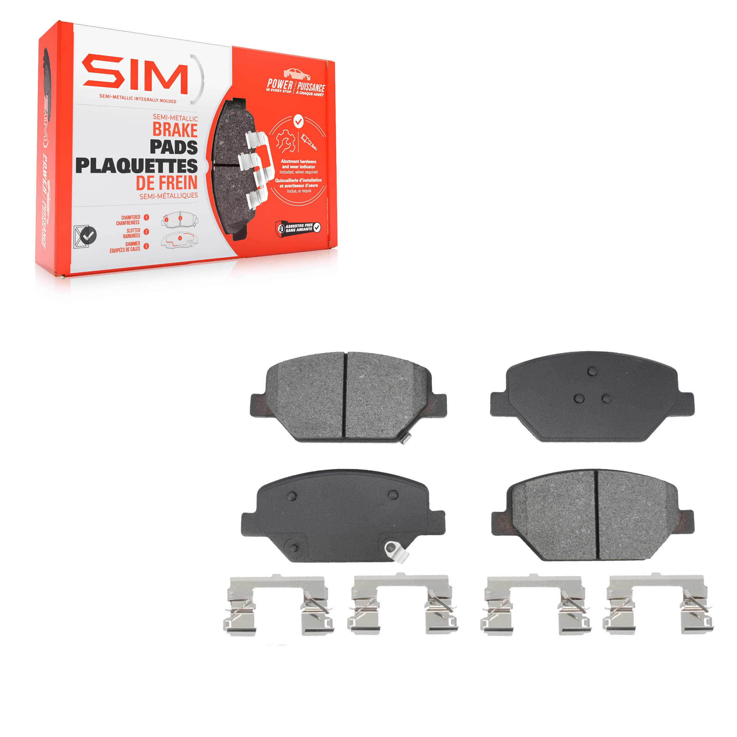 SIM - SIM-1886 - Front Disc Brake Pad