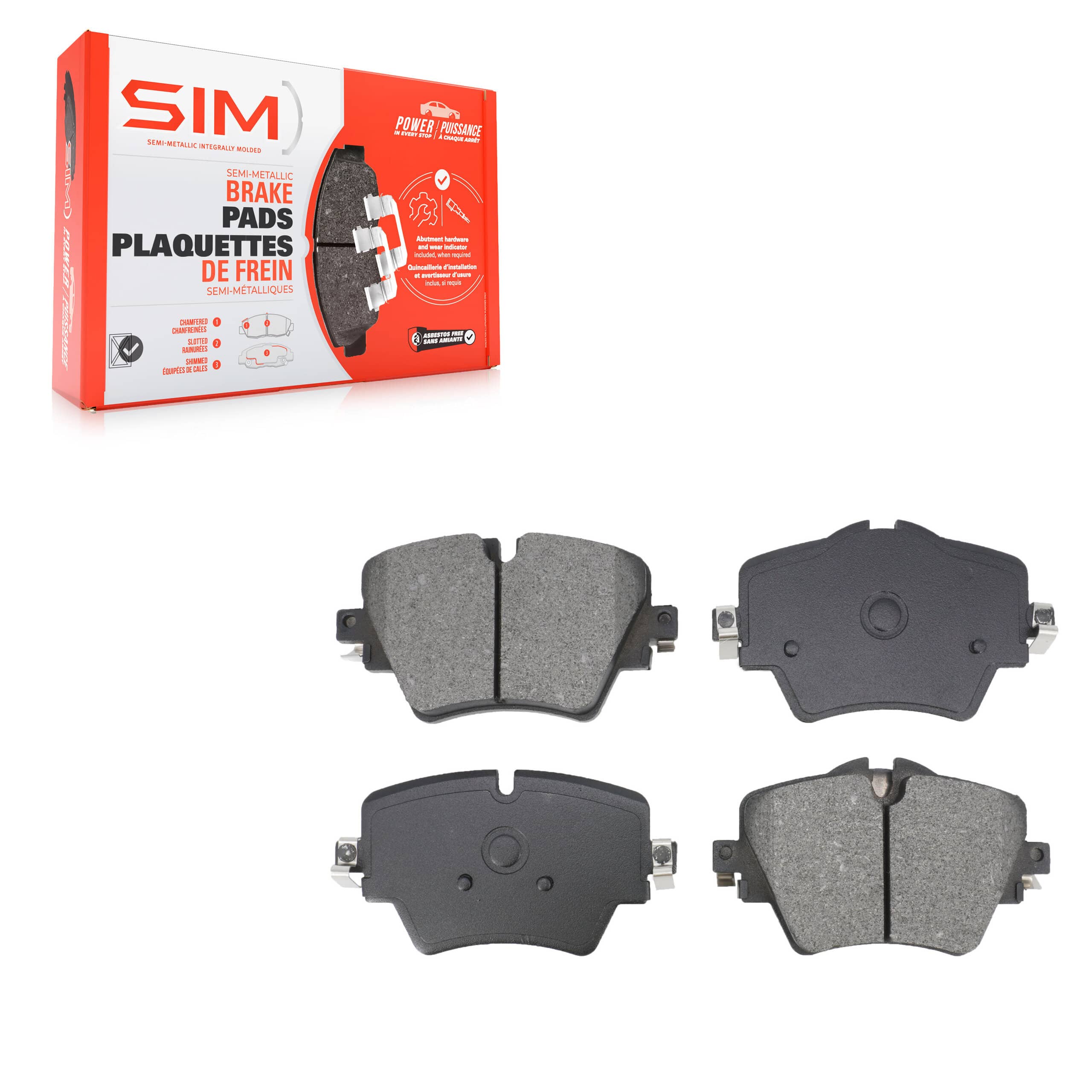SIM - SIM-1892 - Front Disc Brake Pad