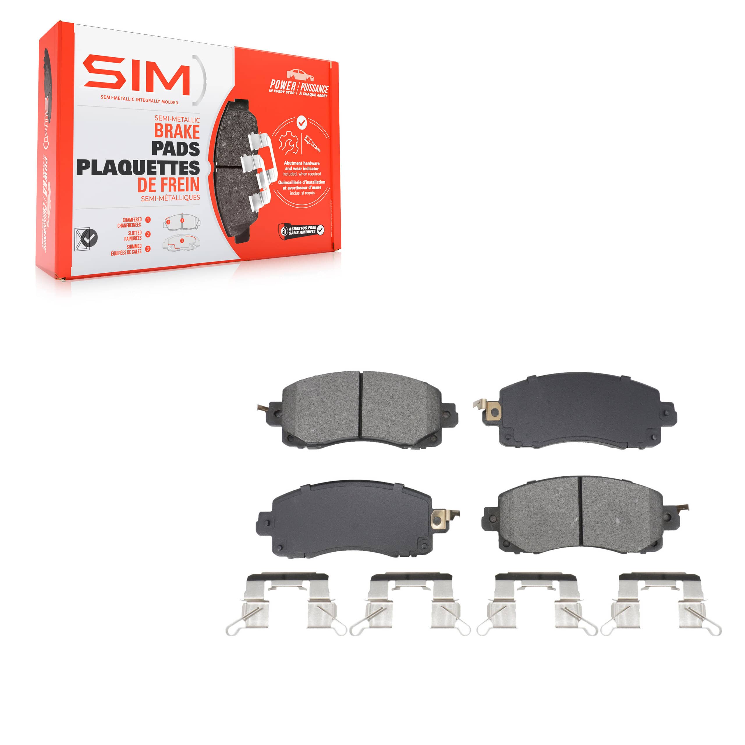 SIM - SIM-2045 - Front Disc Brake Pad