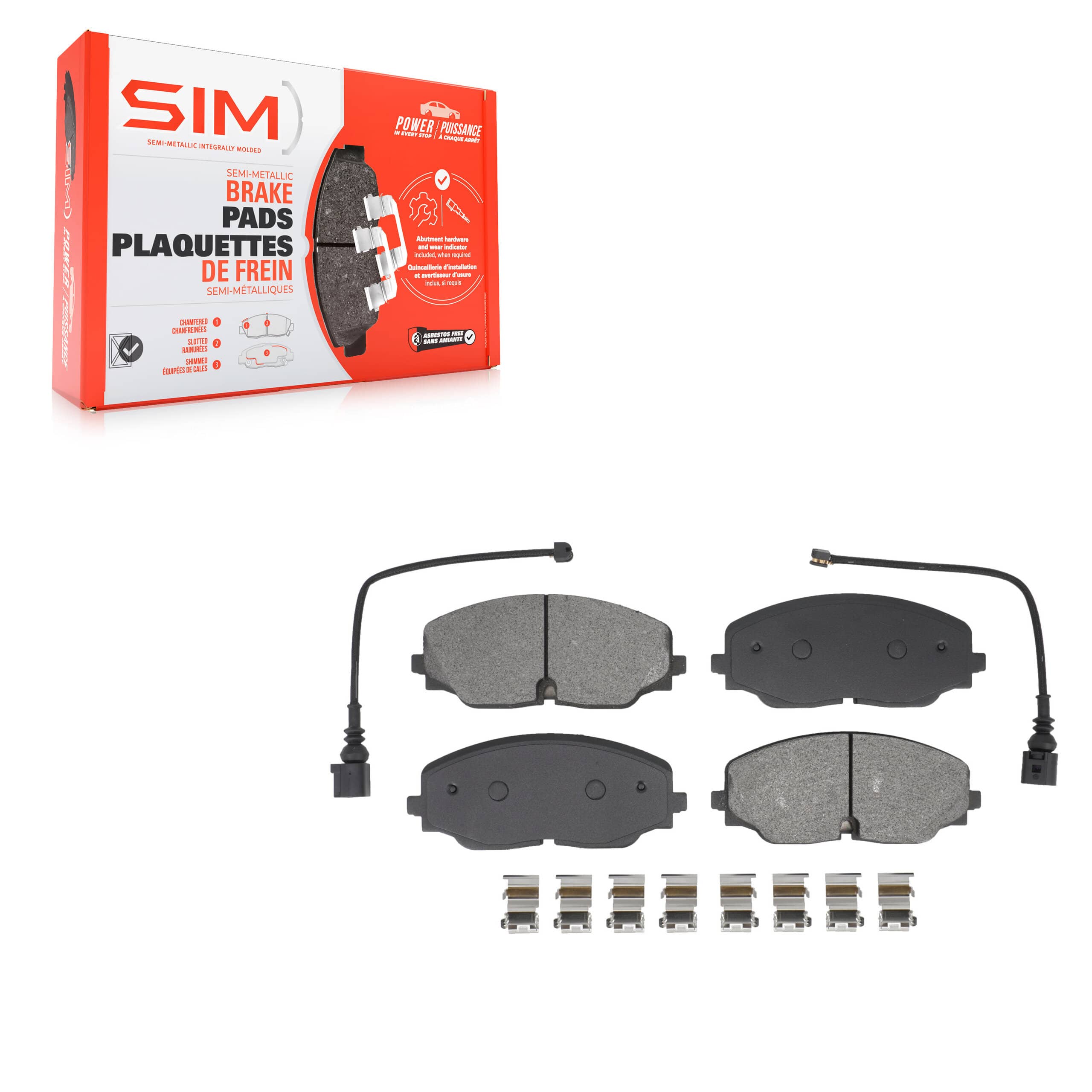 SIM - SIM-2074 - Front Disc Brake Pad