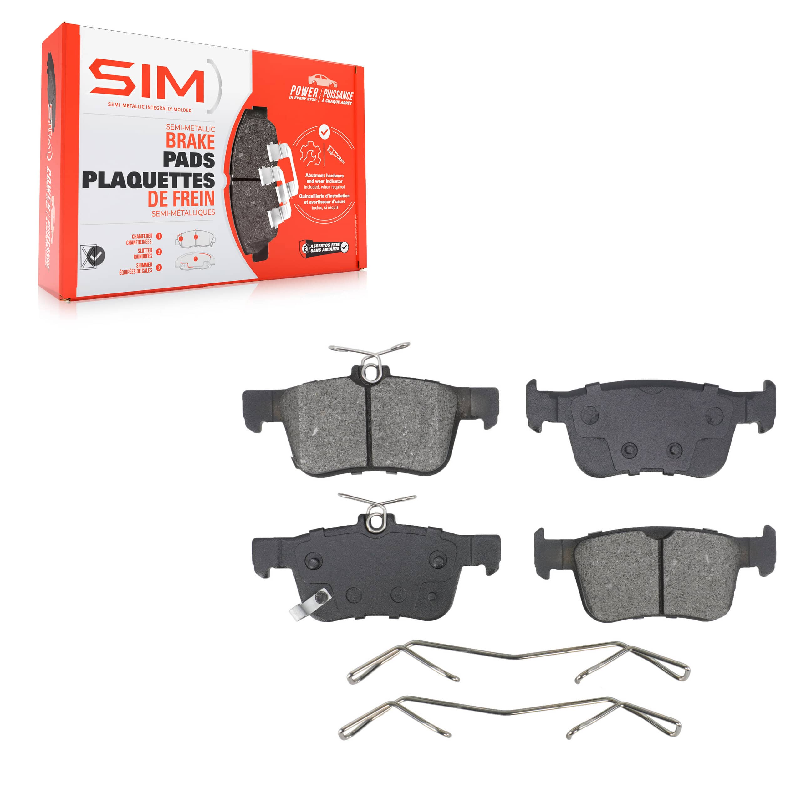 SIM - SIM-2102 - Rear Disc Brake Pad