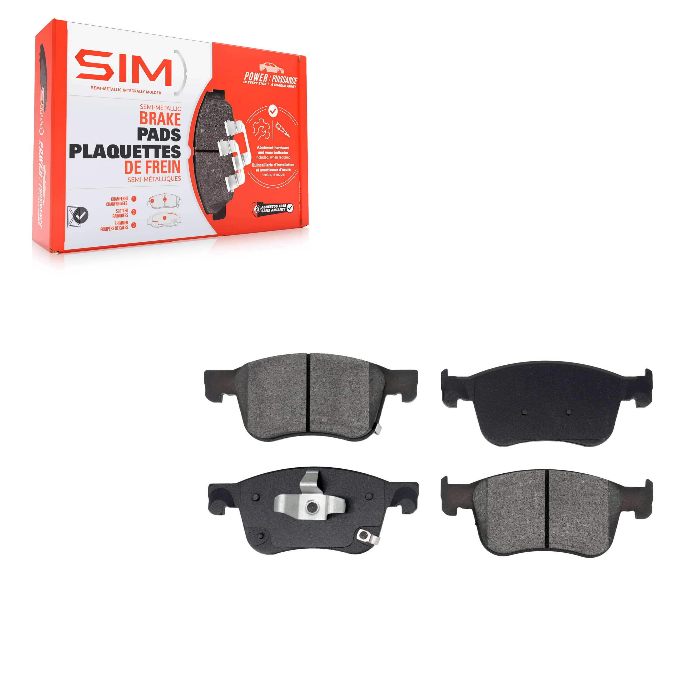 SIM - SIM-2115 - Front Disc Brake Pad