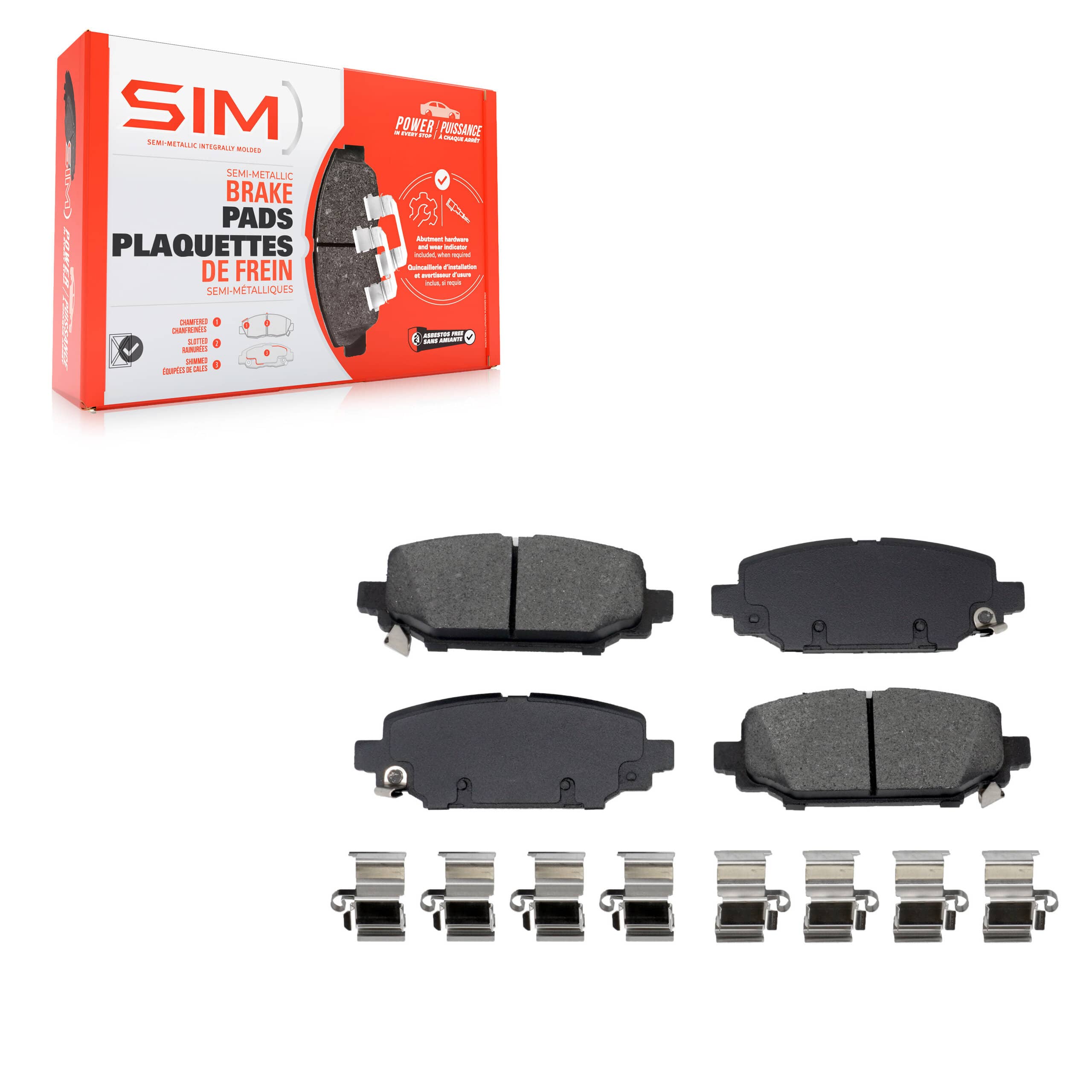 SIM - SIM-2172 - Rear Disc Brake Pad