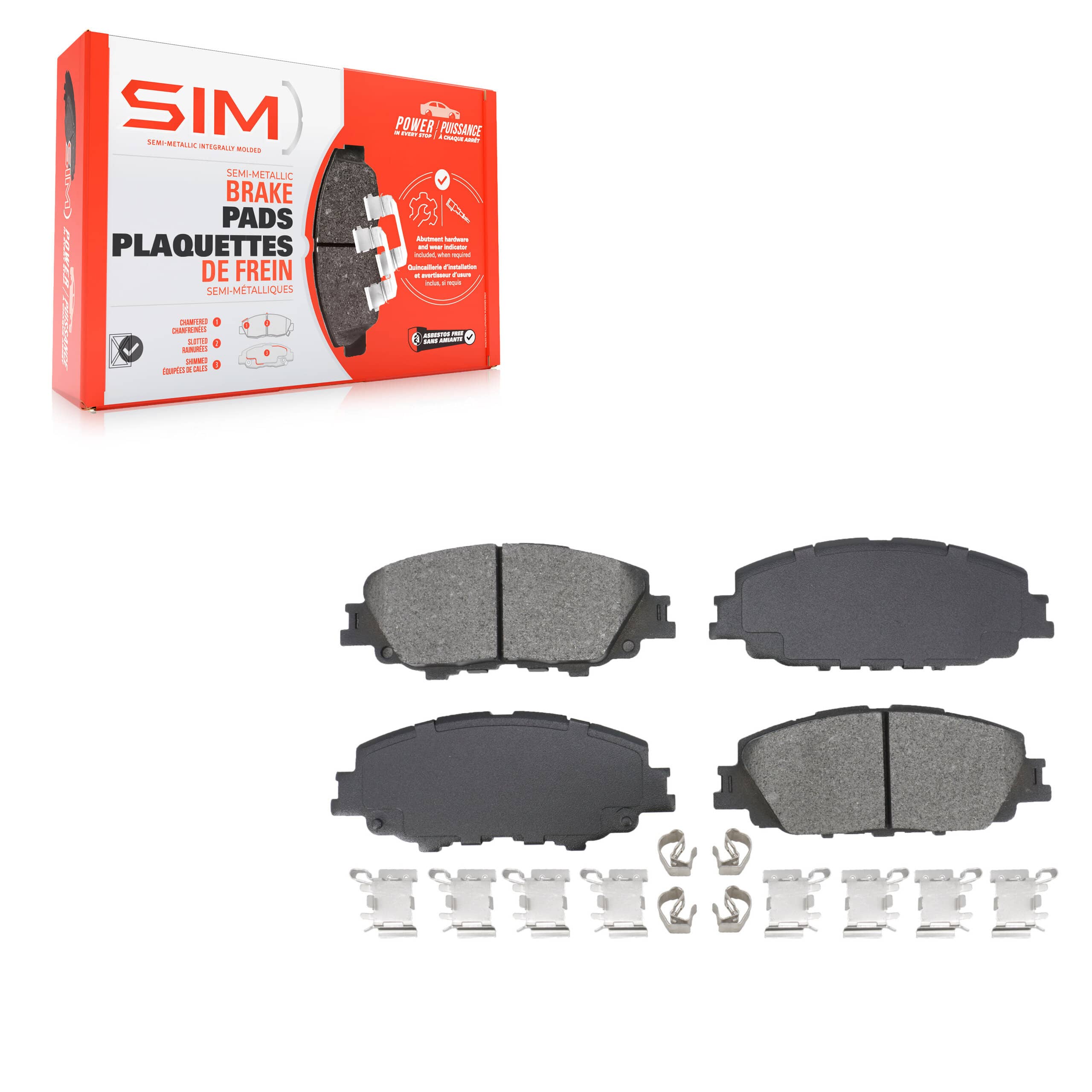 SIM - SIM-2176 - Front Disc Brake Pad