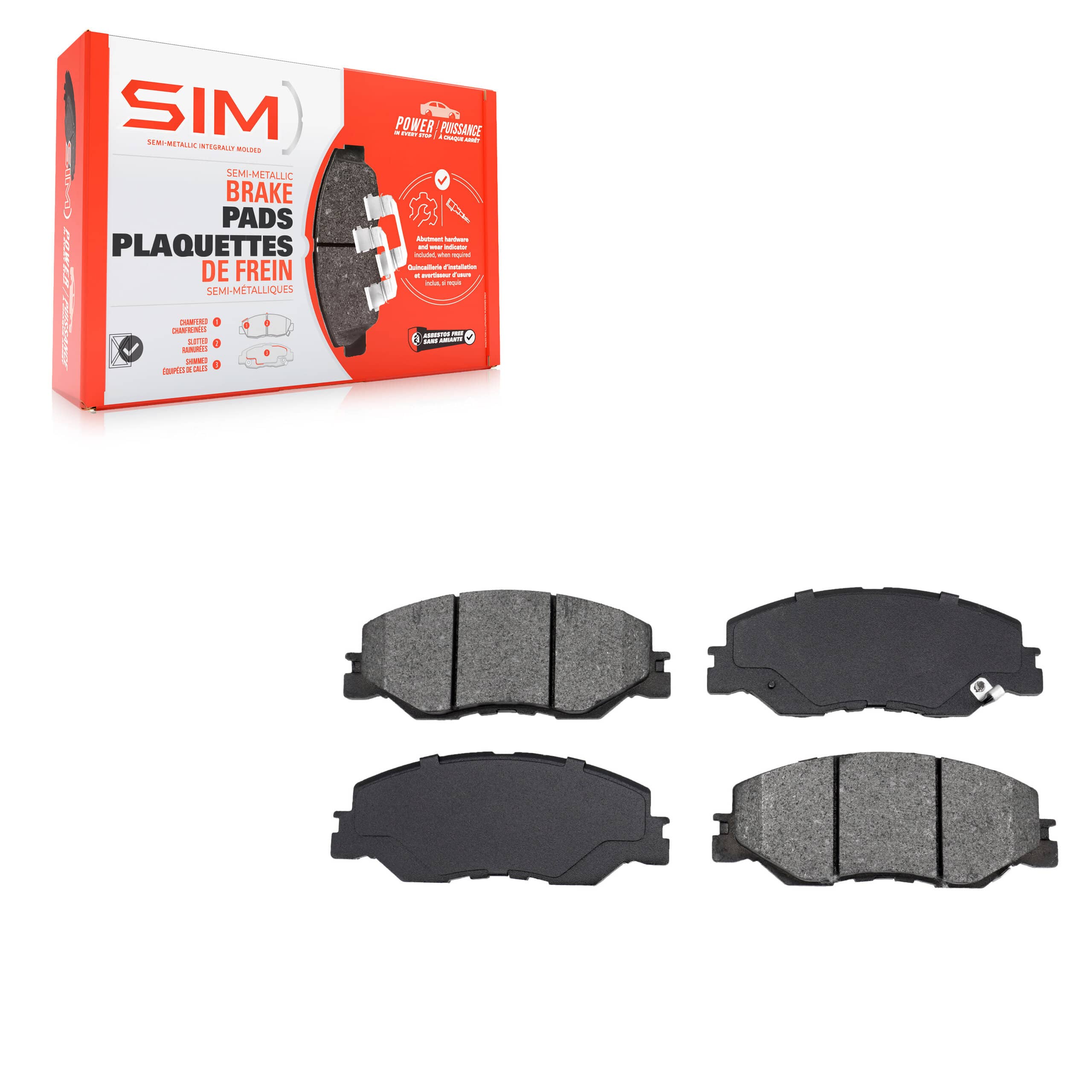 SIM - SIM-2185 - Front Disc Brake Pad