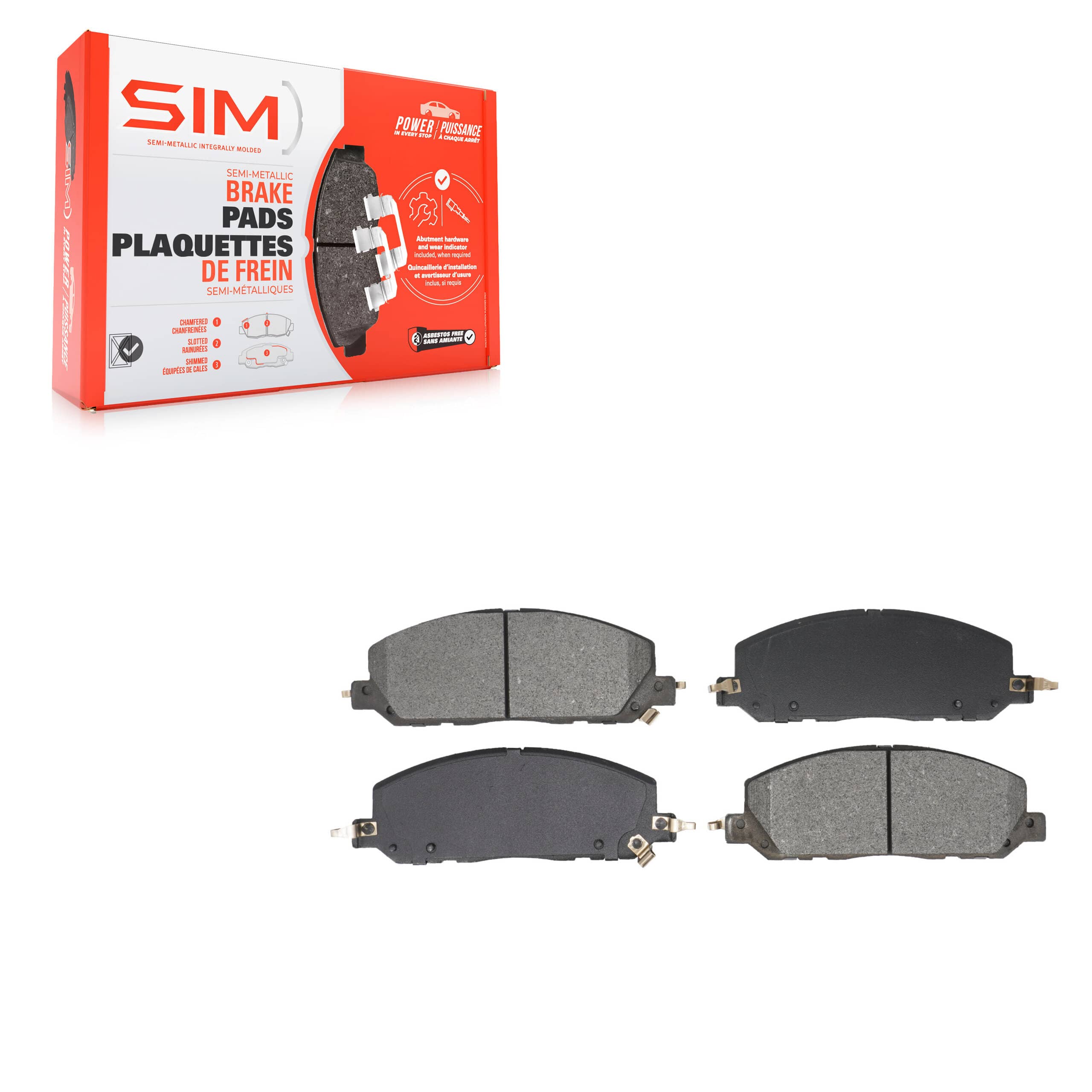 SIM - SIM-2229 - Front Disc Brake Pad