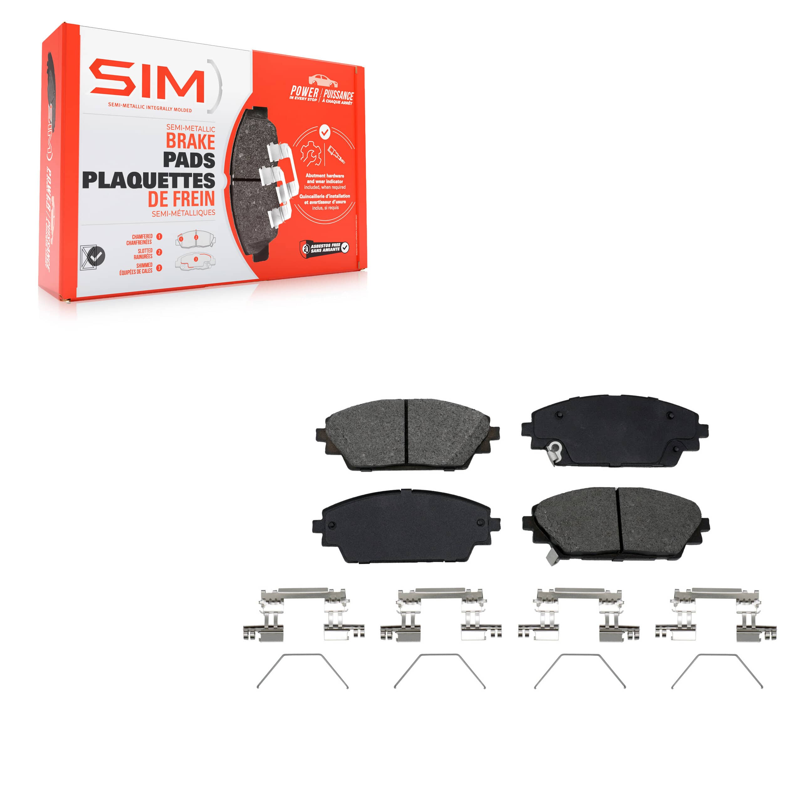 SIM - SIM-2275 - Front Disc Brake Pad