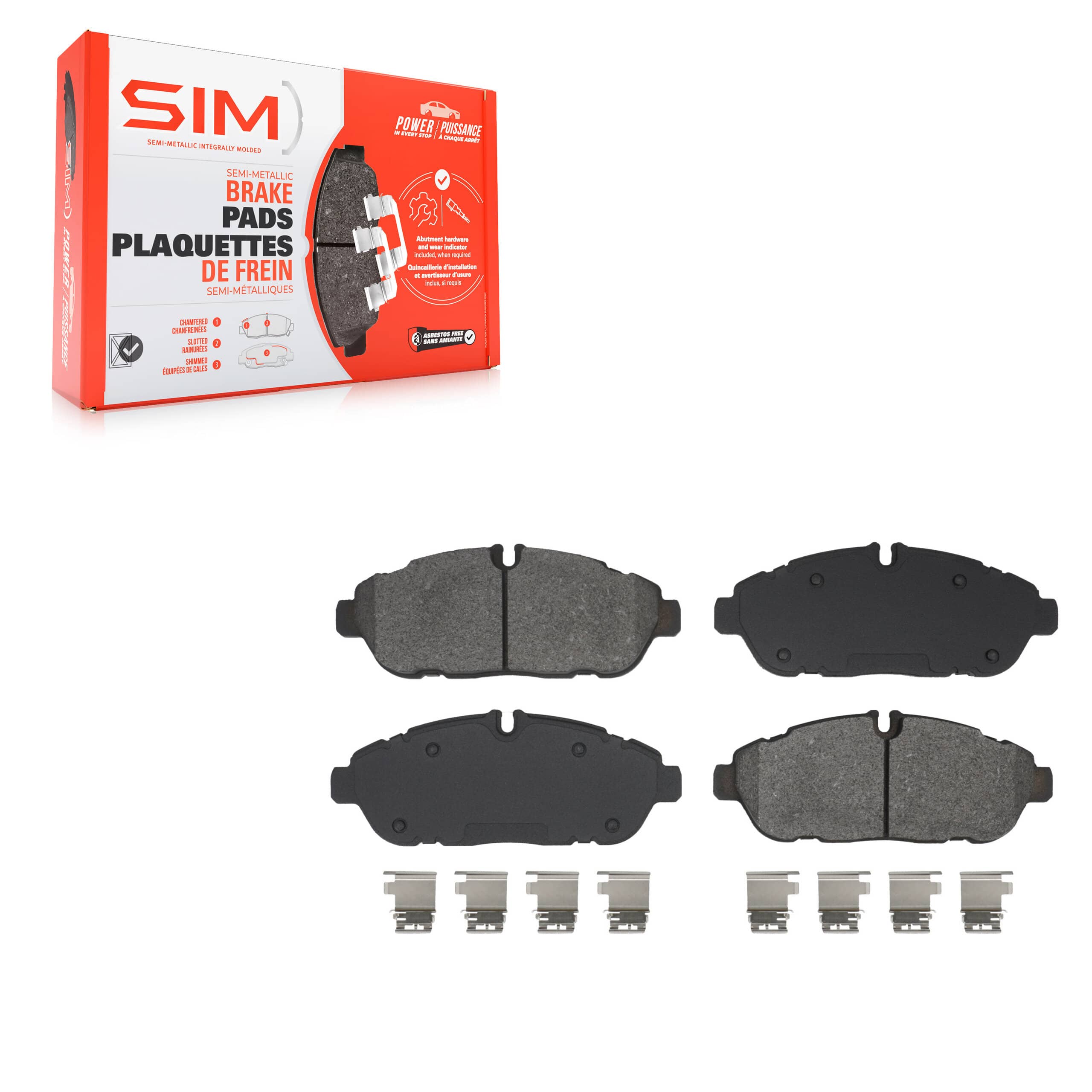 SIM - SIM-2301 - Front Disc Brake Pad