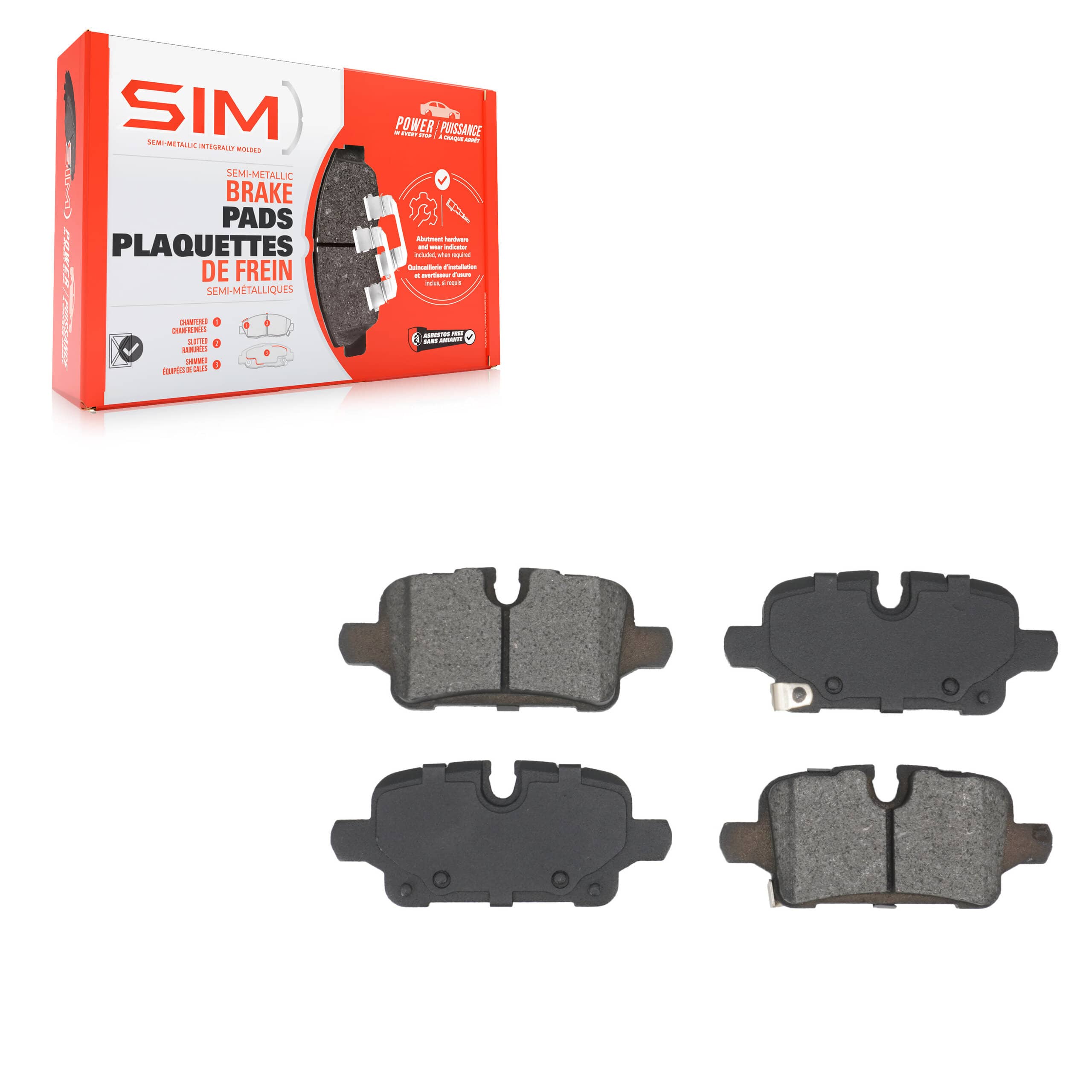 SIM - SIM-2374 - Rear Disc Brake Pad