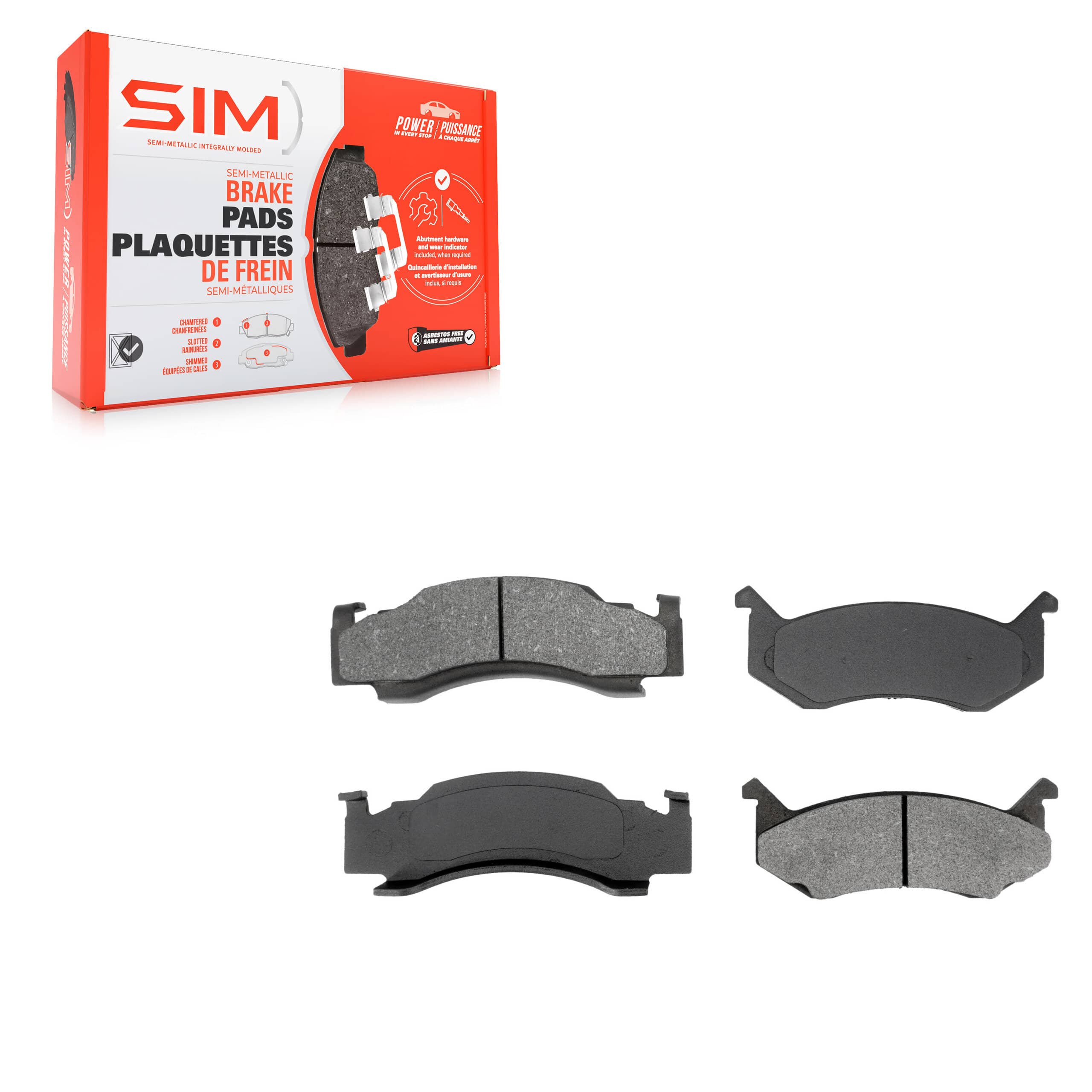SIM - SIM-269 - Front Disc Brake Pad