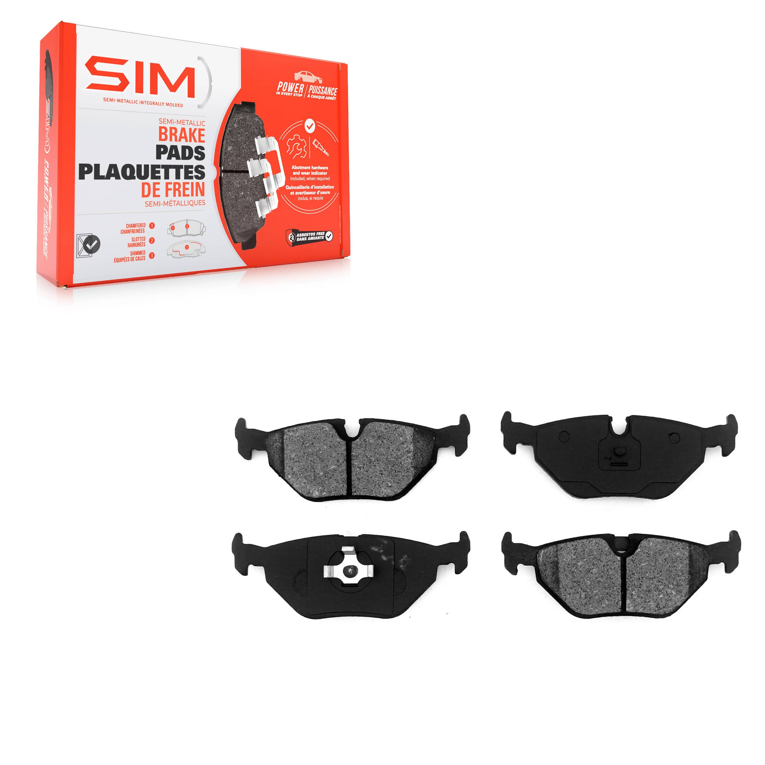 SIM - SIM-396 - Rear Disc Brake Pad