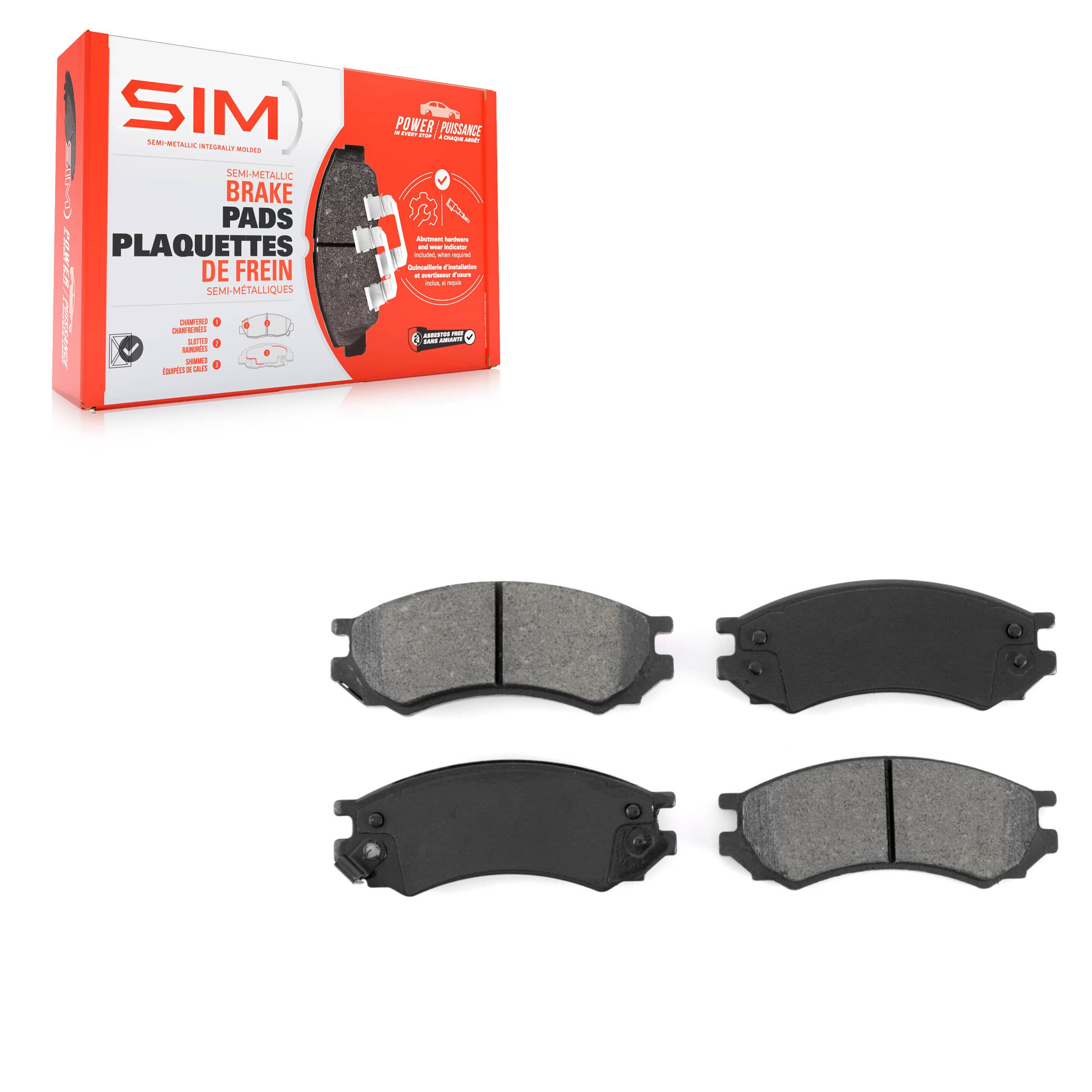 SIM - SIM-507 - Front Disc Brake Pad