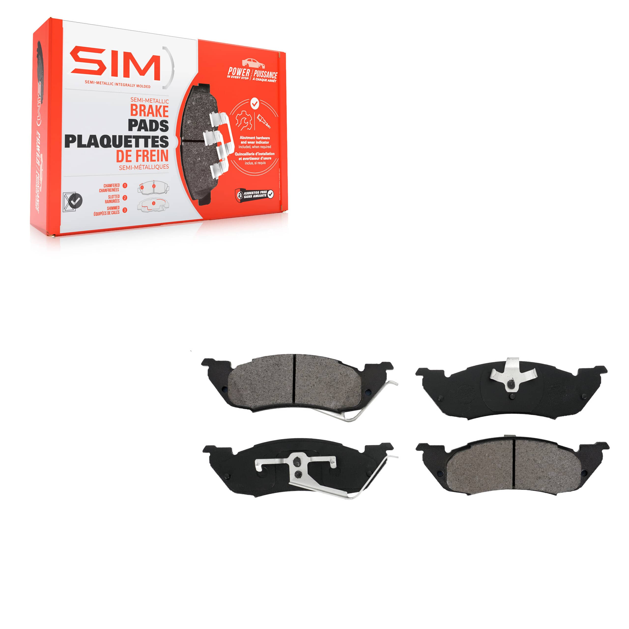 SIM - SIM-529 - Front Disc Brake Pad