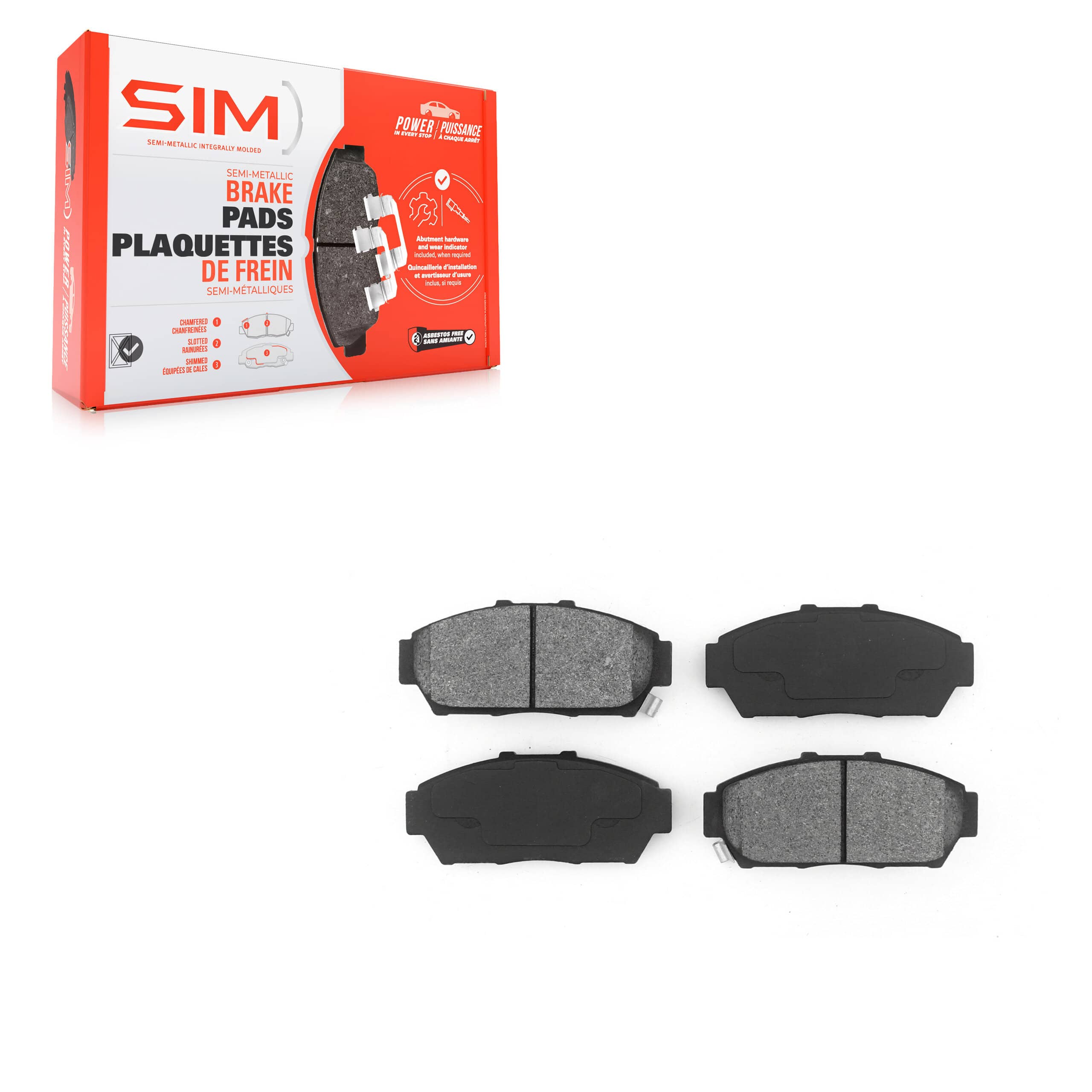 SIM - SIM-617 - Front Disc Brake Pad