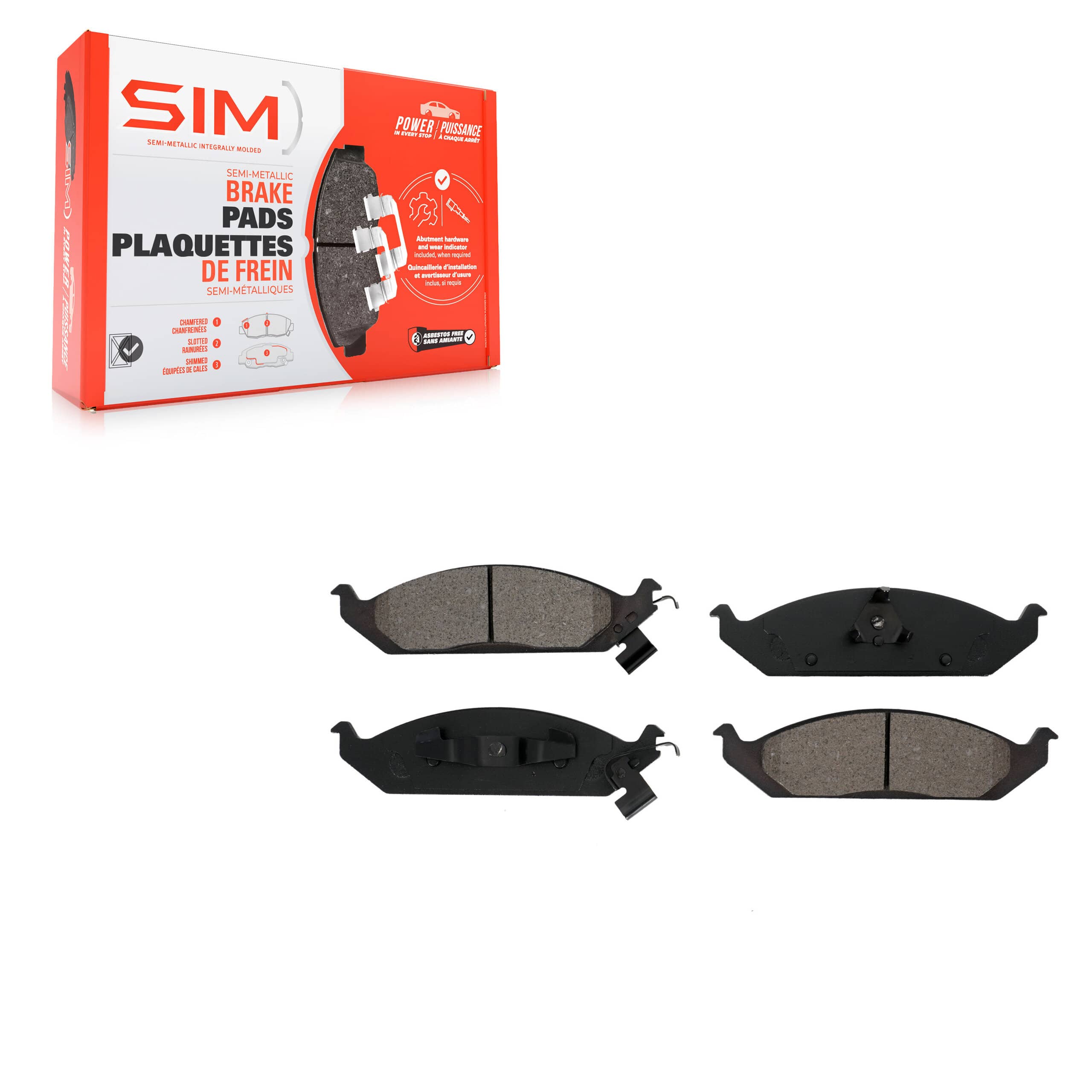 SIM - SIM-650 - Front Disc Brake Pad