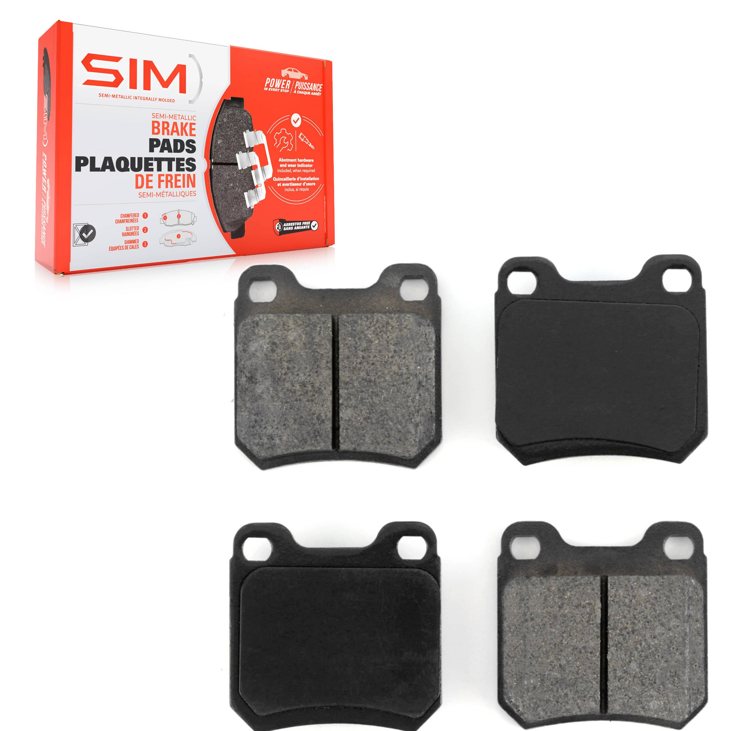 SIM - SIM-709A - Rear Disc Brake Pad