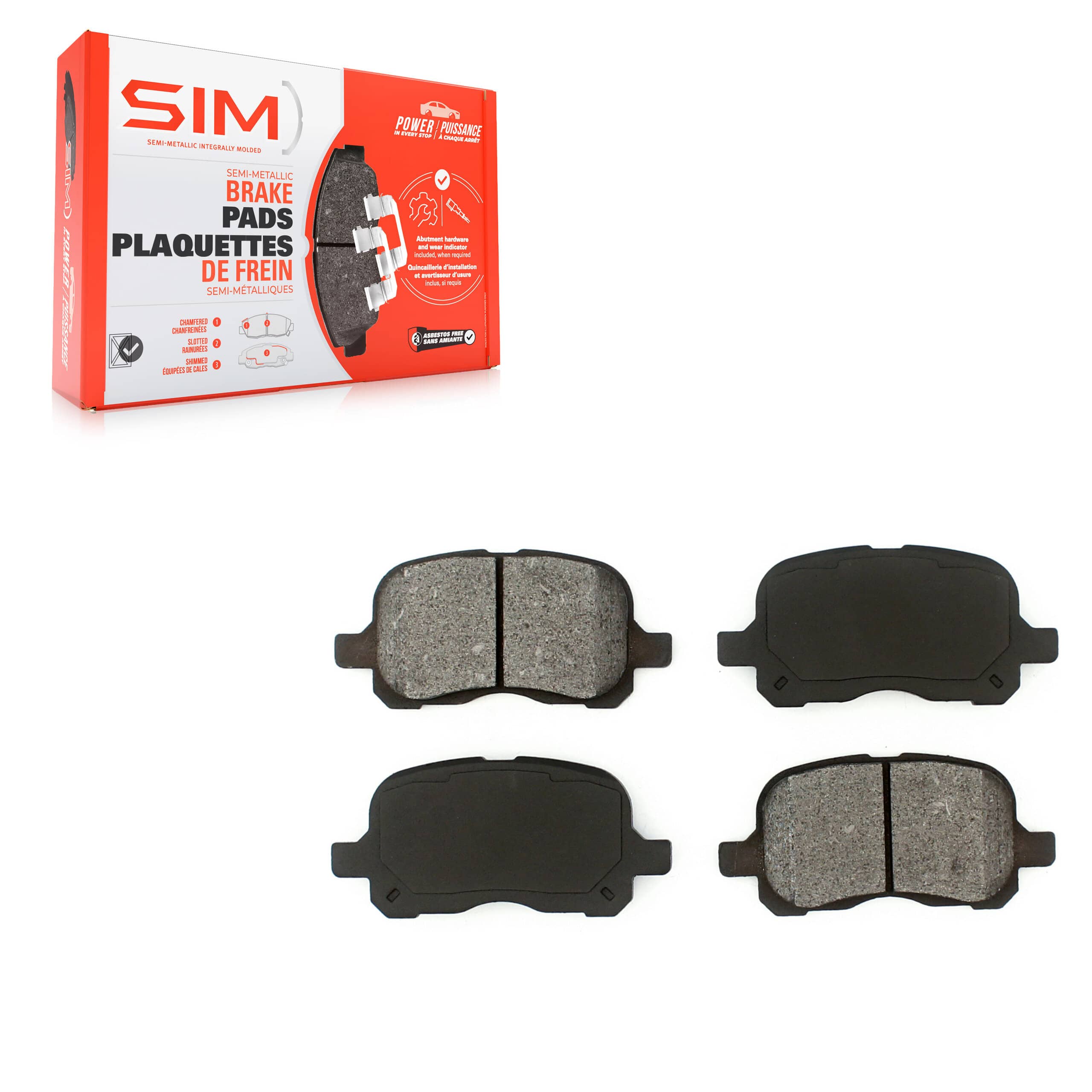 SIM - SIM-741 - Front Disc Brake Pad