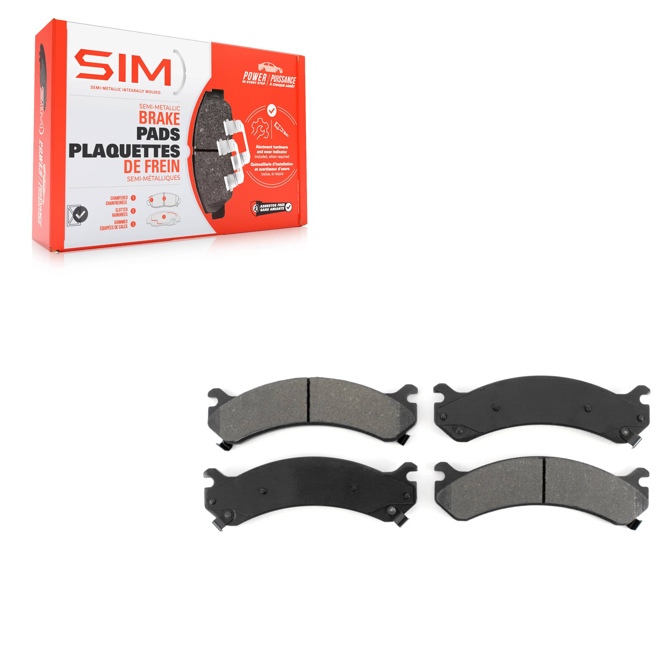 SIM - SIM-784 - Front Disc Brake Pad