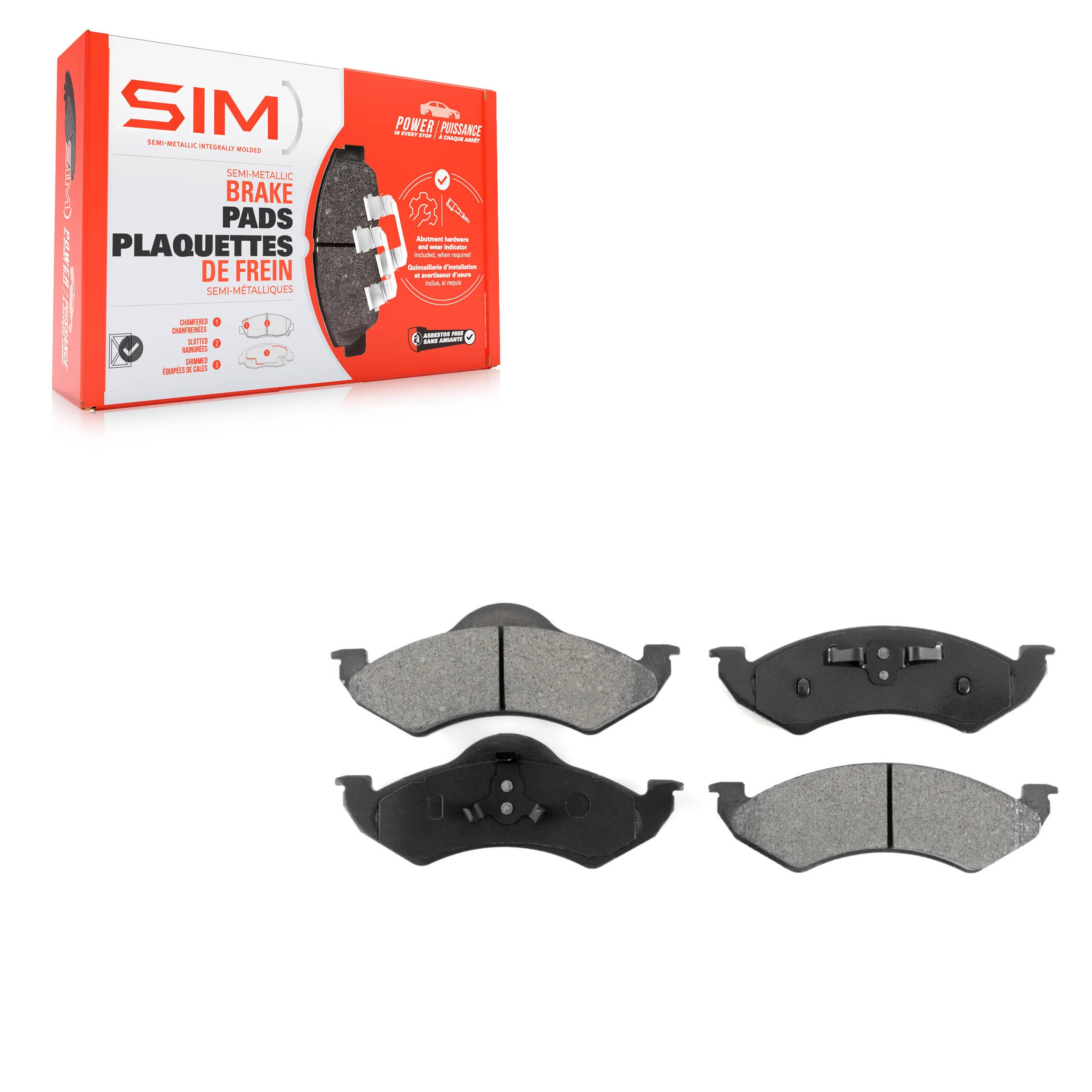 SIM - SIM-820 - Front Disc Brake Pad