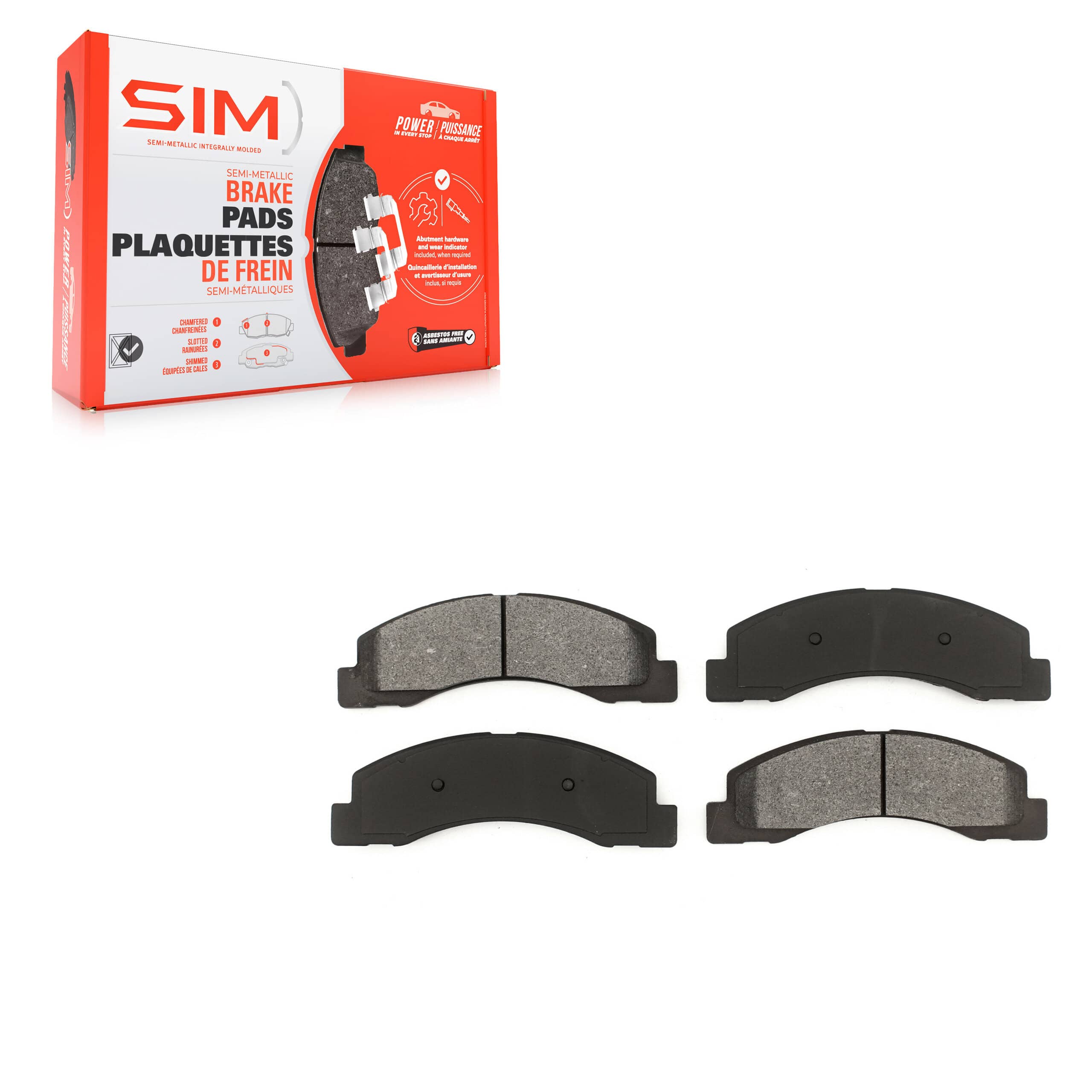 SIM - SIM-824 - Front Disc Brake Pad