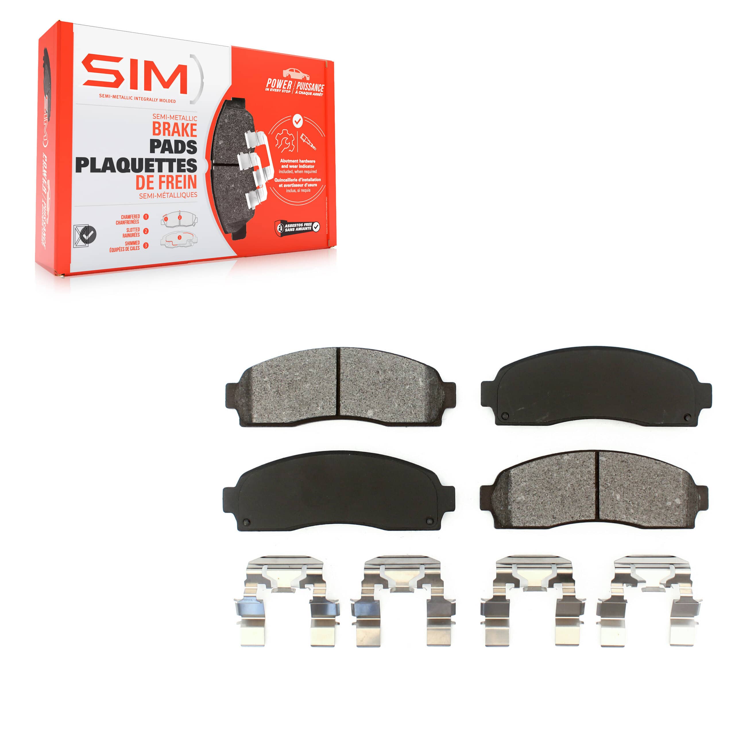SIM - SIM-833 - Front Disc Brake Pad