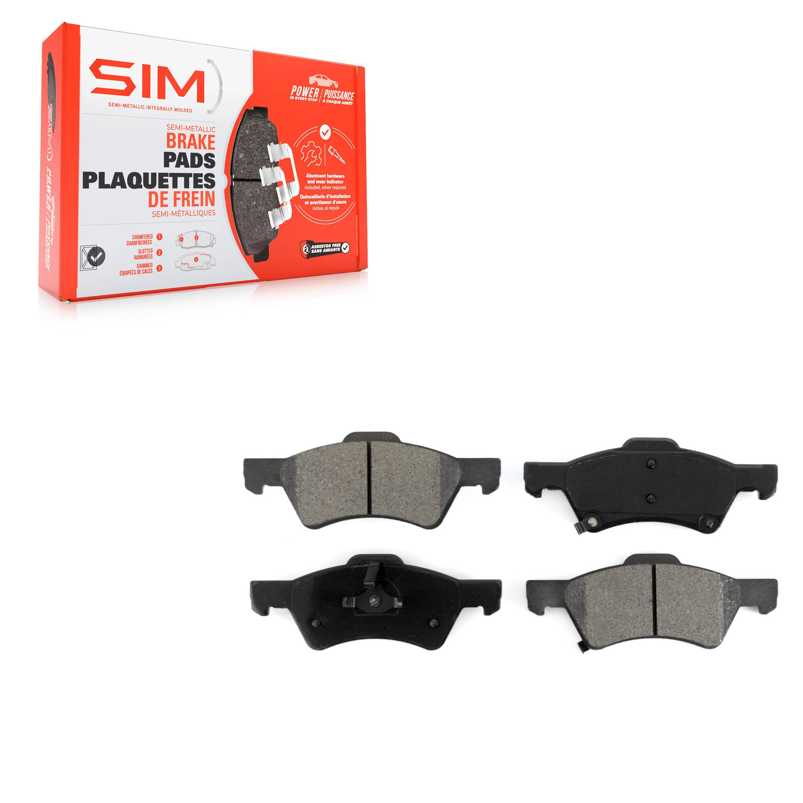 SIM - SIM-857 - Front Disc Brake Pad
