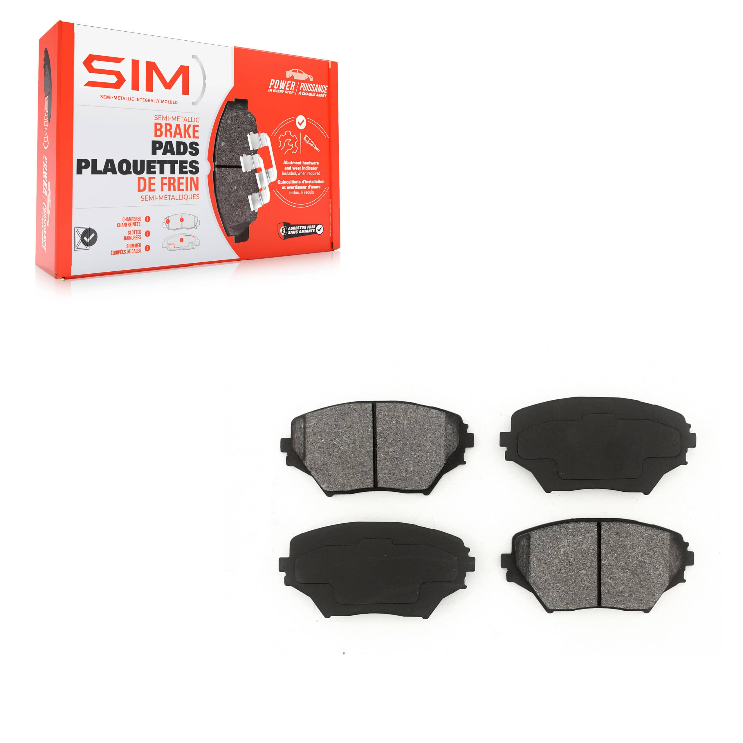 SIM - SIM-862 - Front Disc Brake Pad