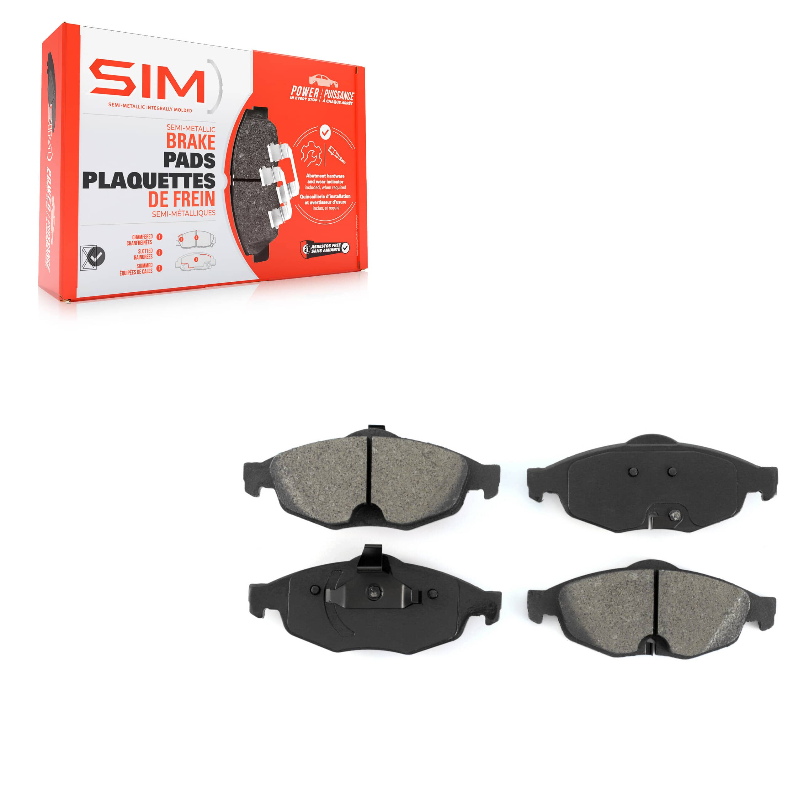 SIM - SIM-869 - Front Disc Brake Pad