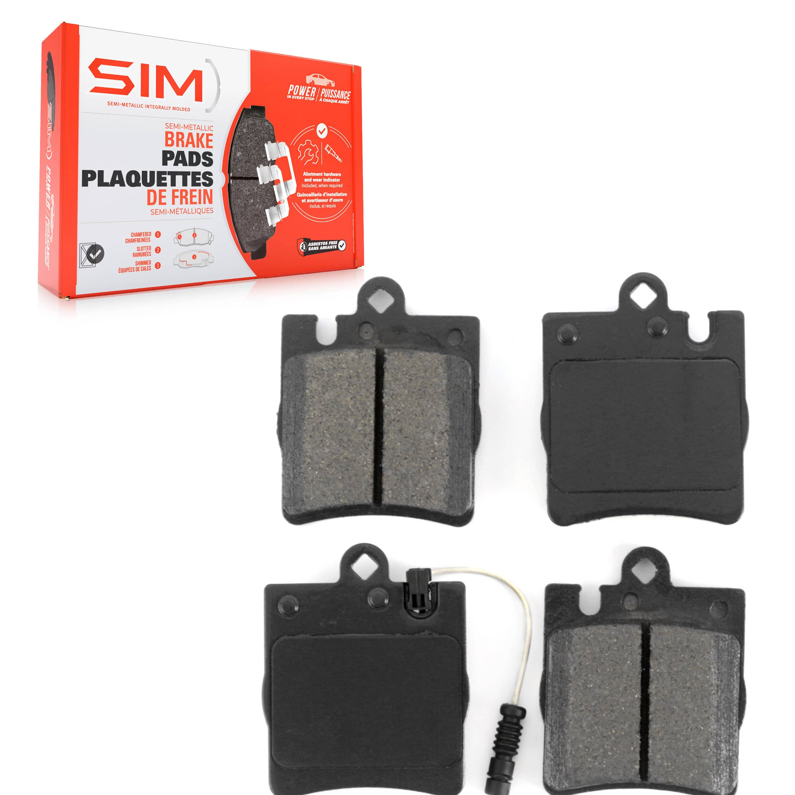 SIM - SIM-873 - Rear Disc Brake Pad