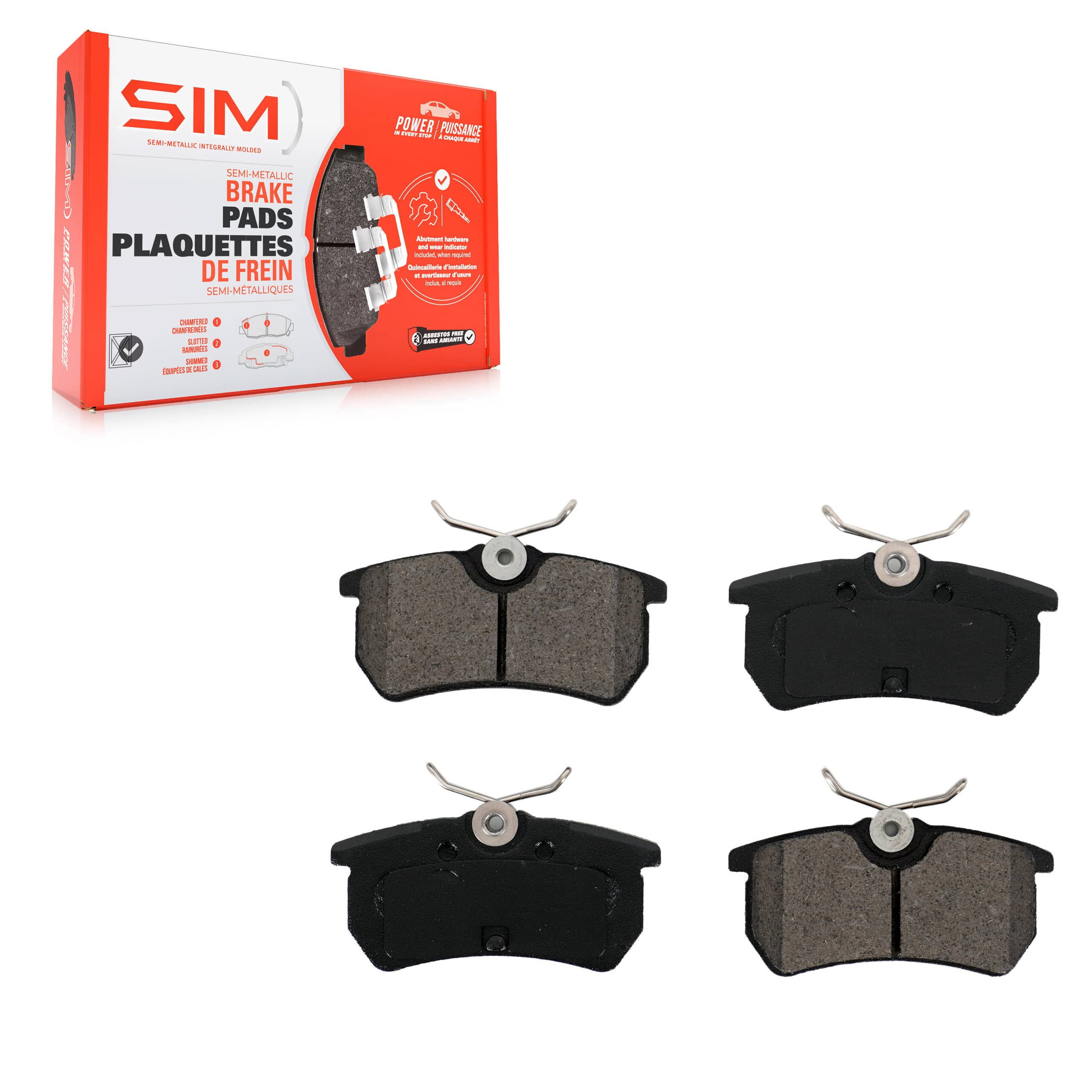 SIM - SIM-886 - Rear Disc Brake Pad