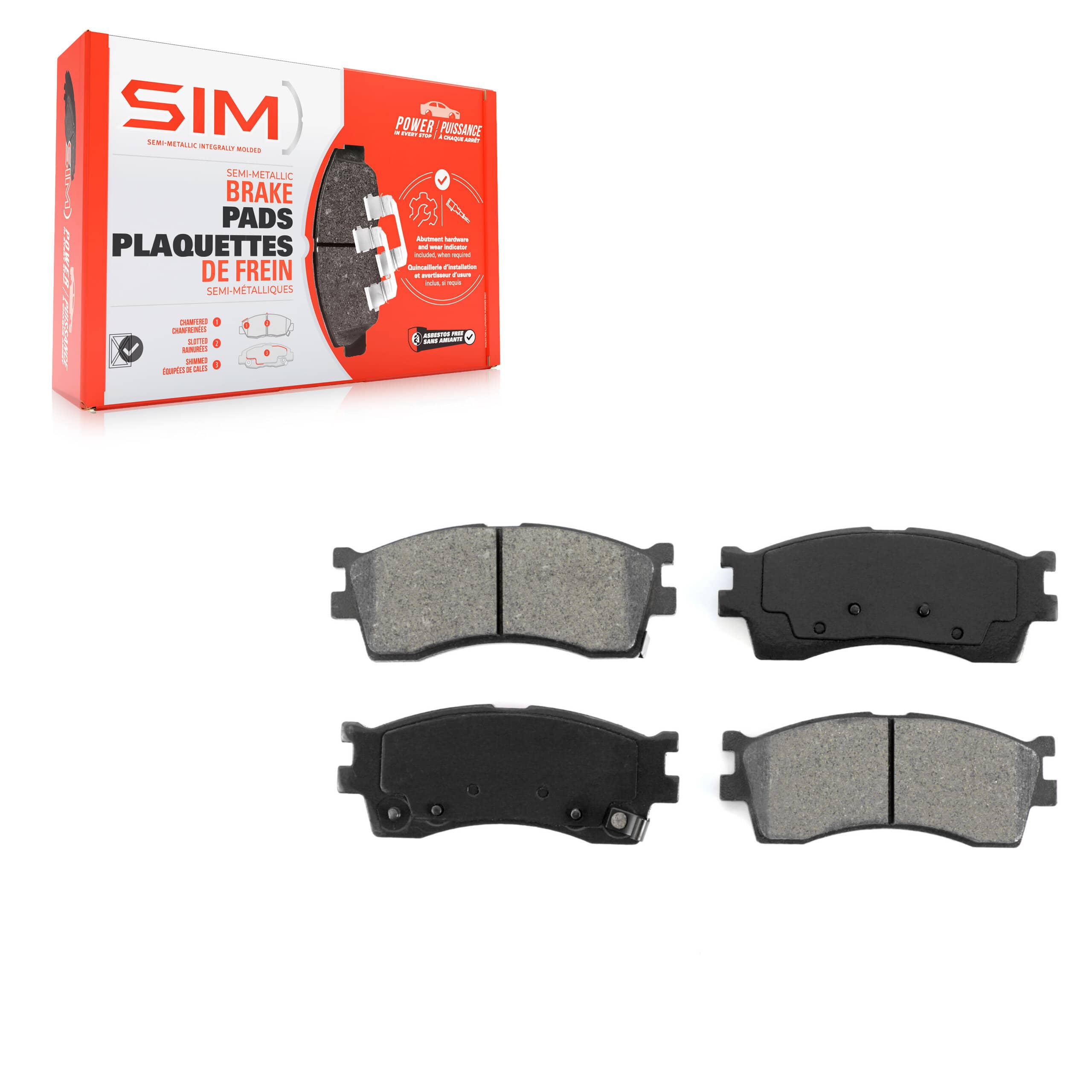 SIM - SIM-889 - Front Disc Brake Pad