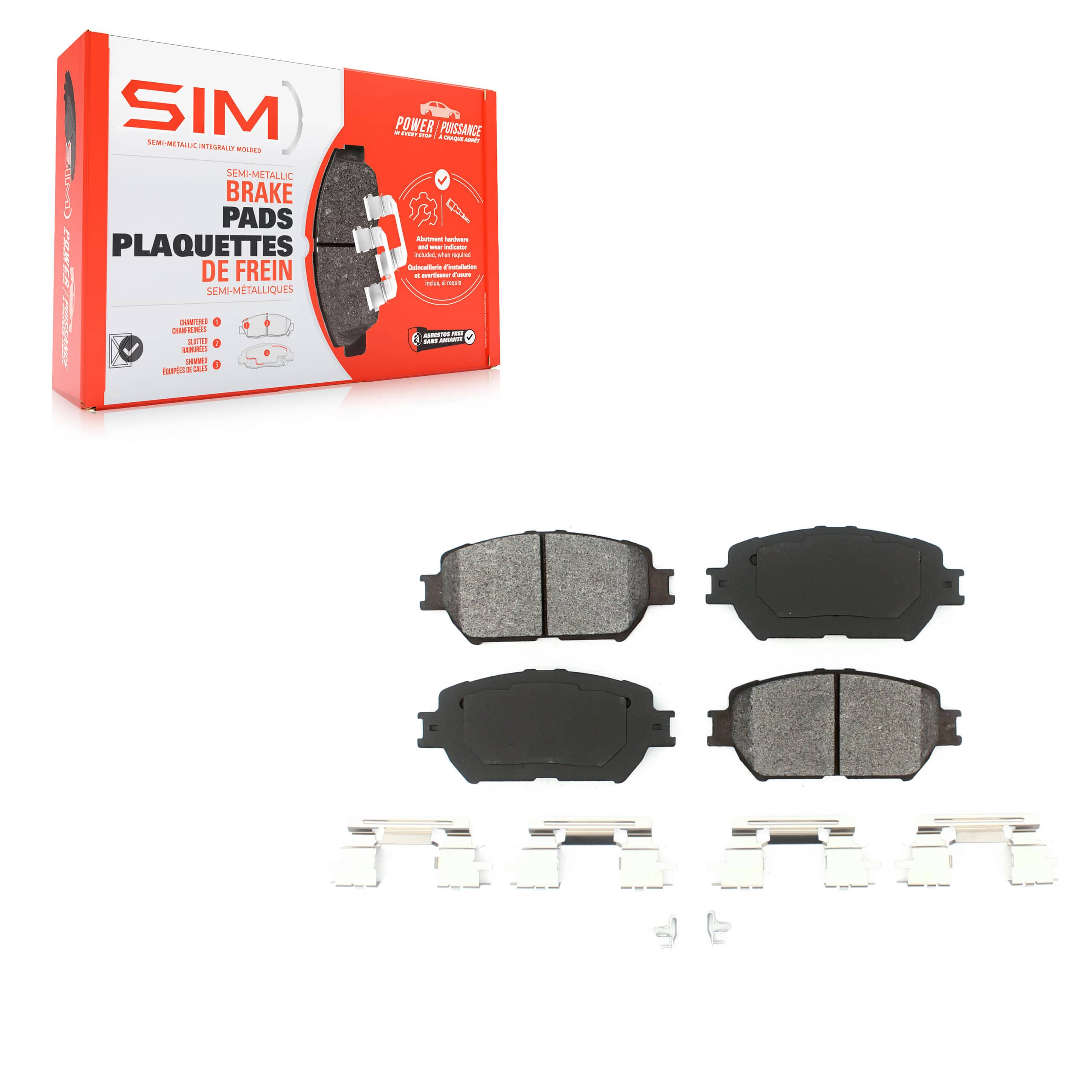 SIM - SIM-908 - Front Disc Brake Pad