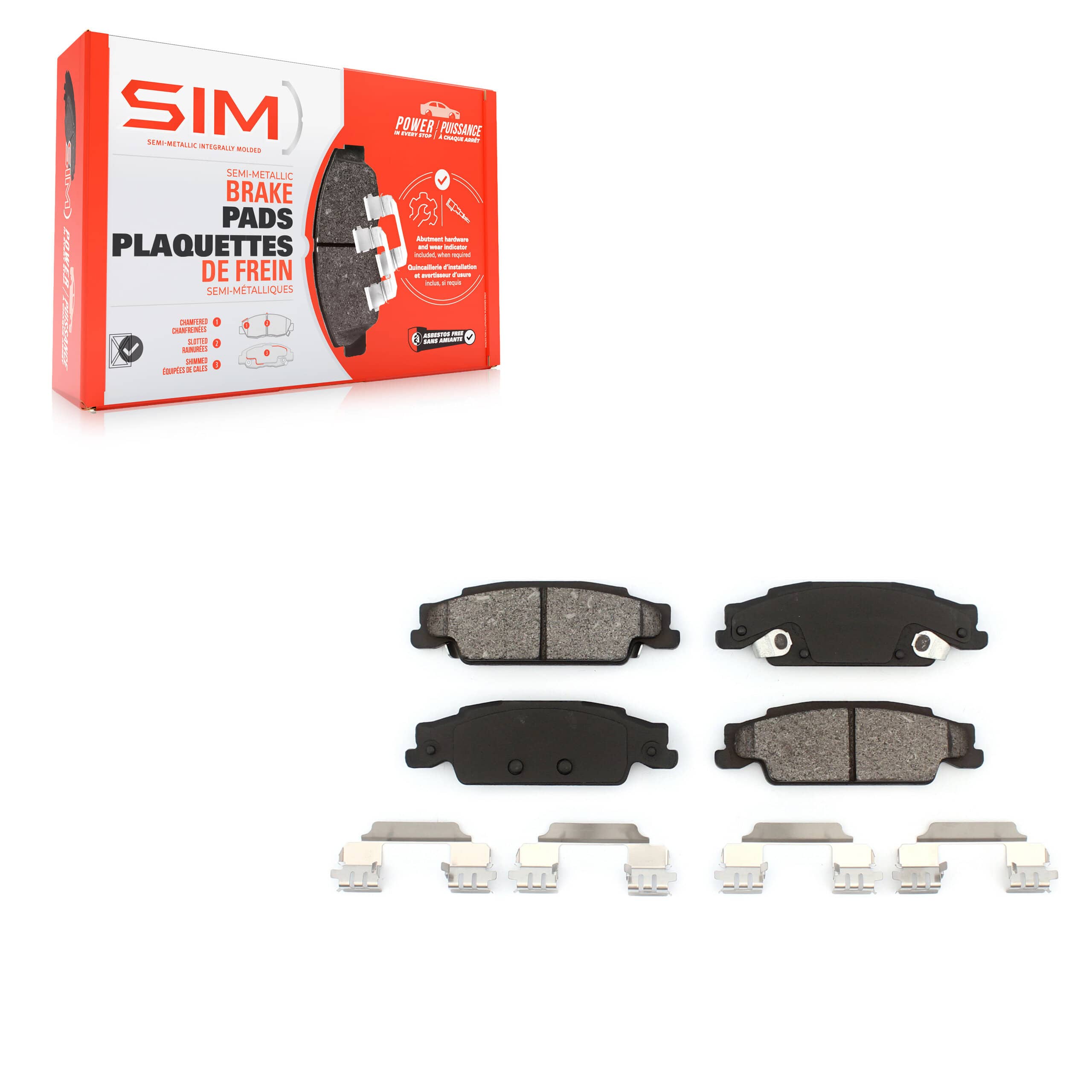 SIM - SIM-922 - Rear Disc Brake Pad