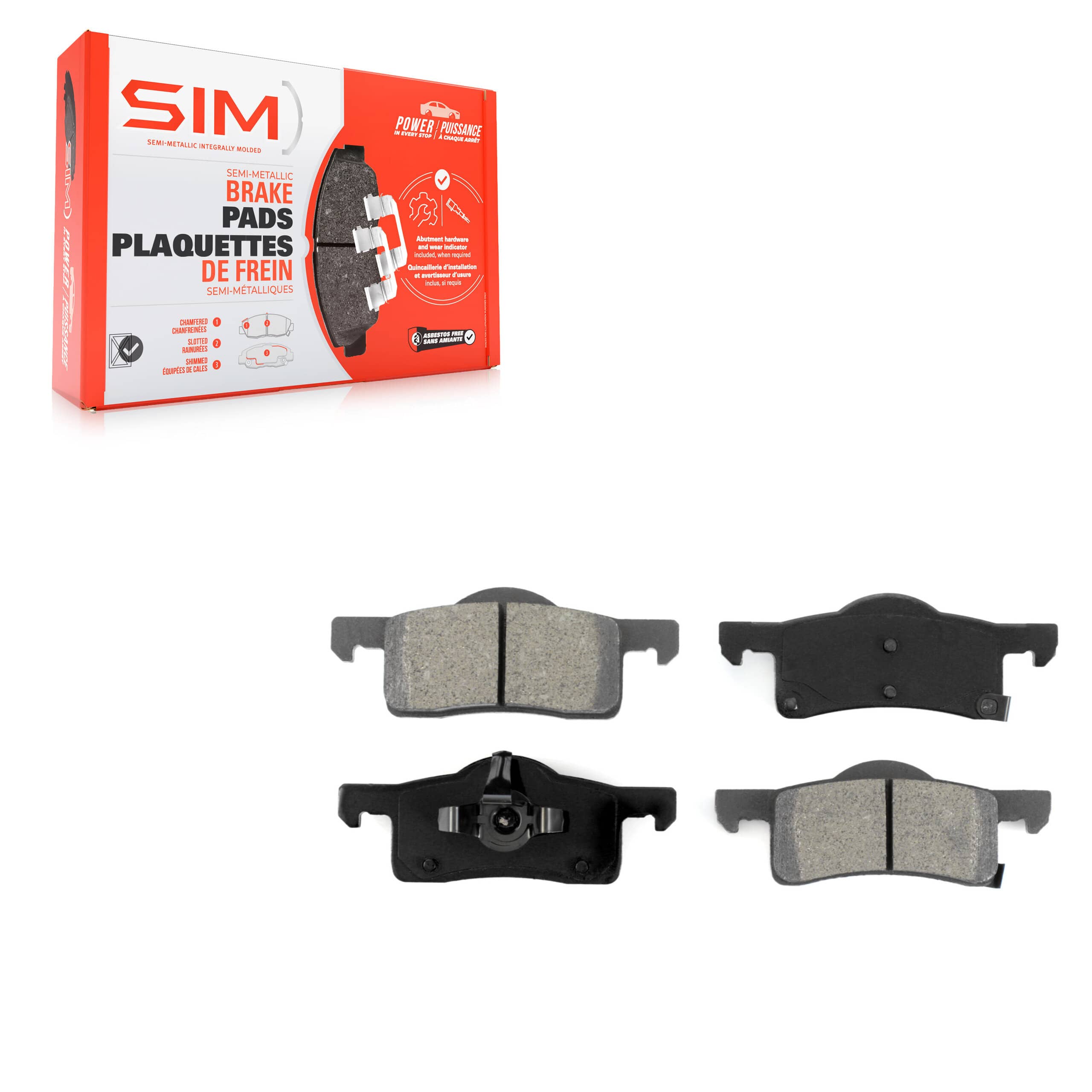 SIM - SIM-935 - Rear Disc Brake Pad