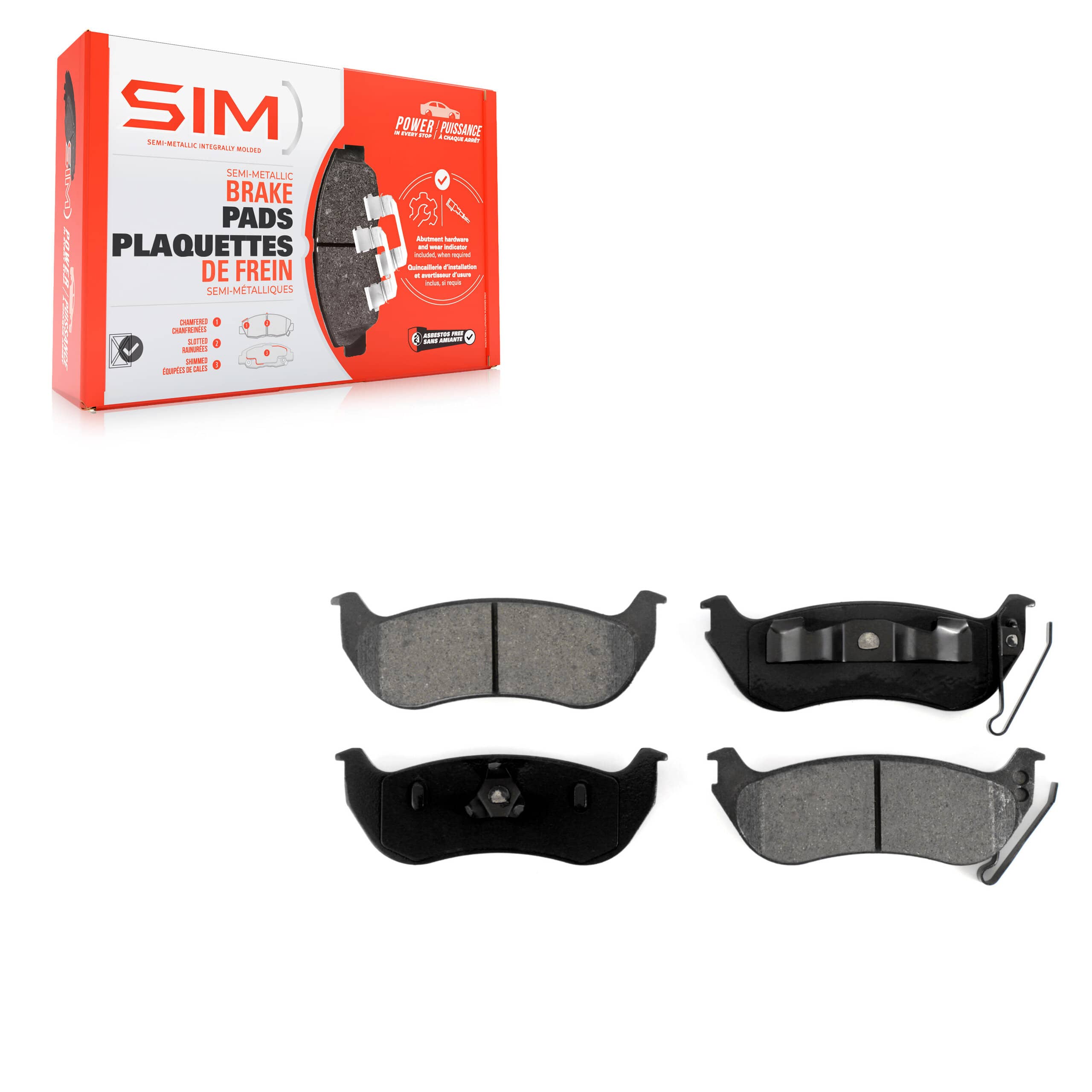 SIM - SIM-981 - Rear Disc Brake Pad