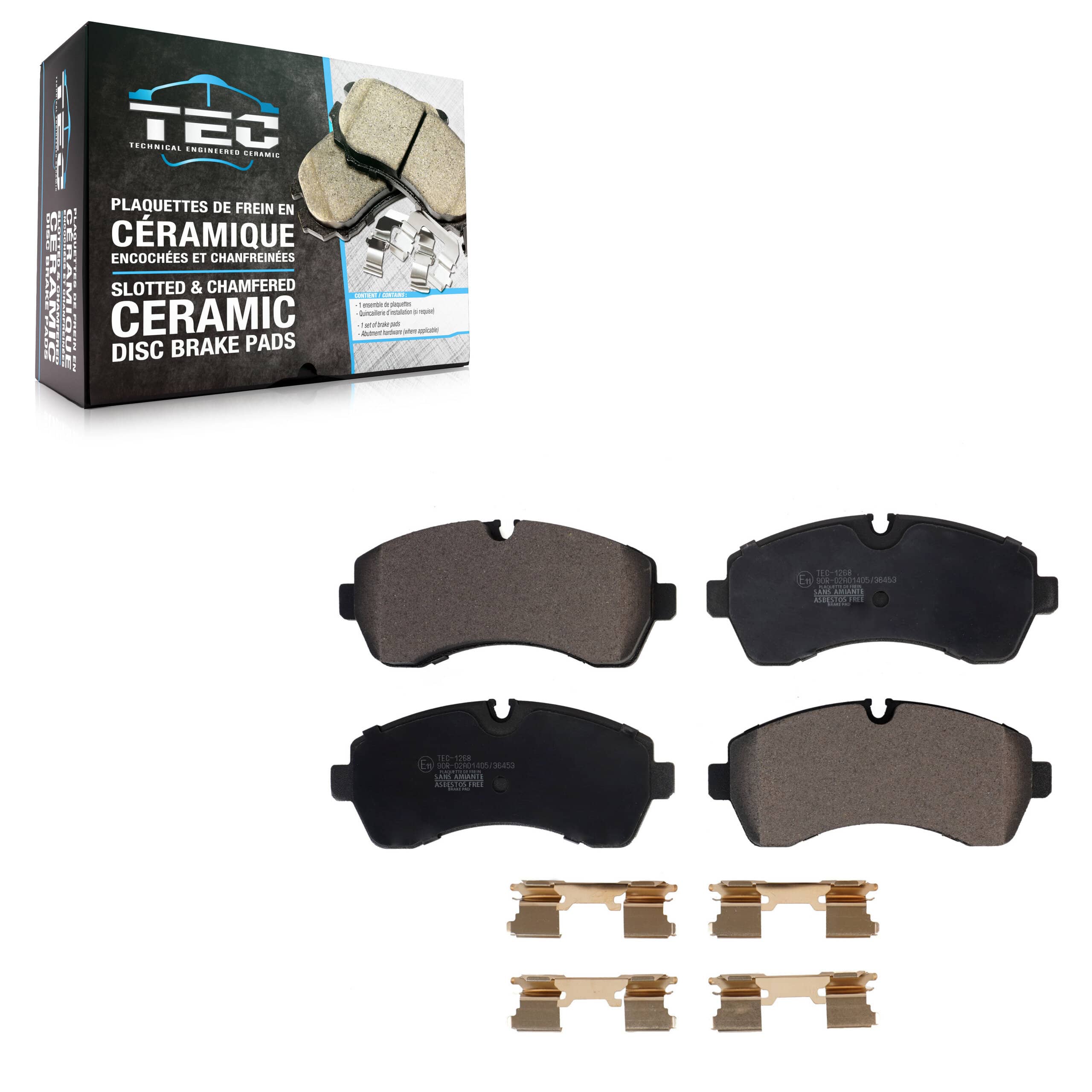 TEC - TEC-1268 - Front Disc Brake Pad