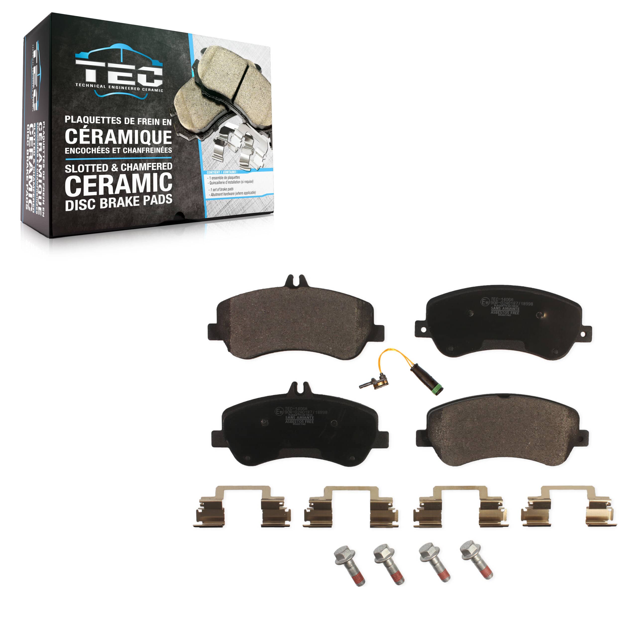 TEC - TEC-1406A - Front Disc Brake Pad