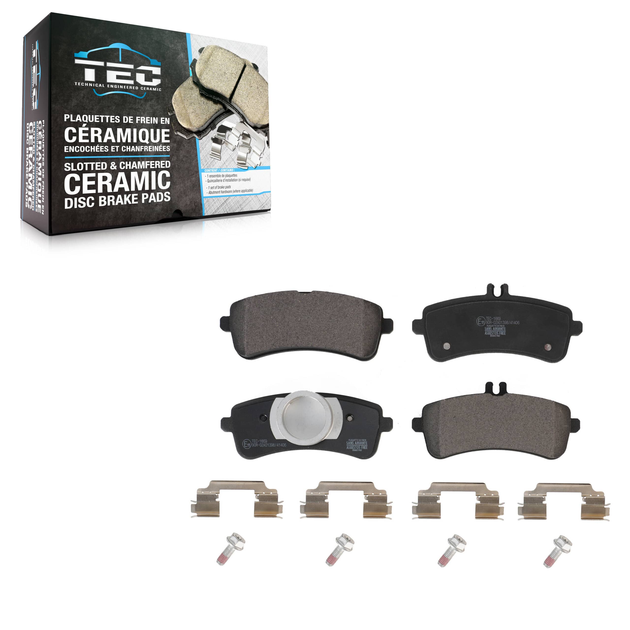 TEC - TEC-1669 - Rear Disc Brake Pad