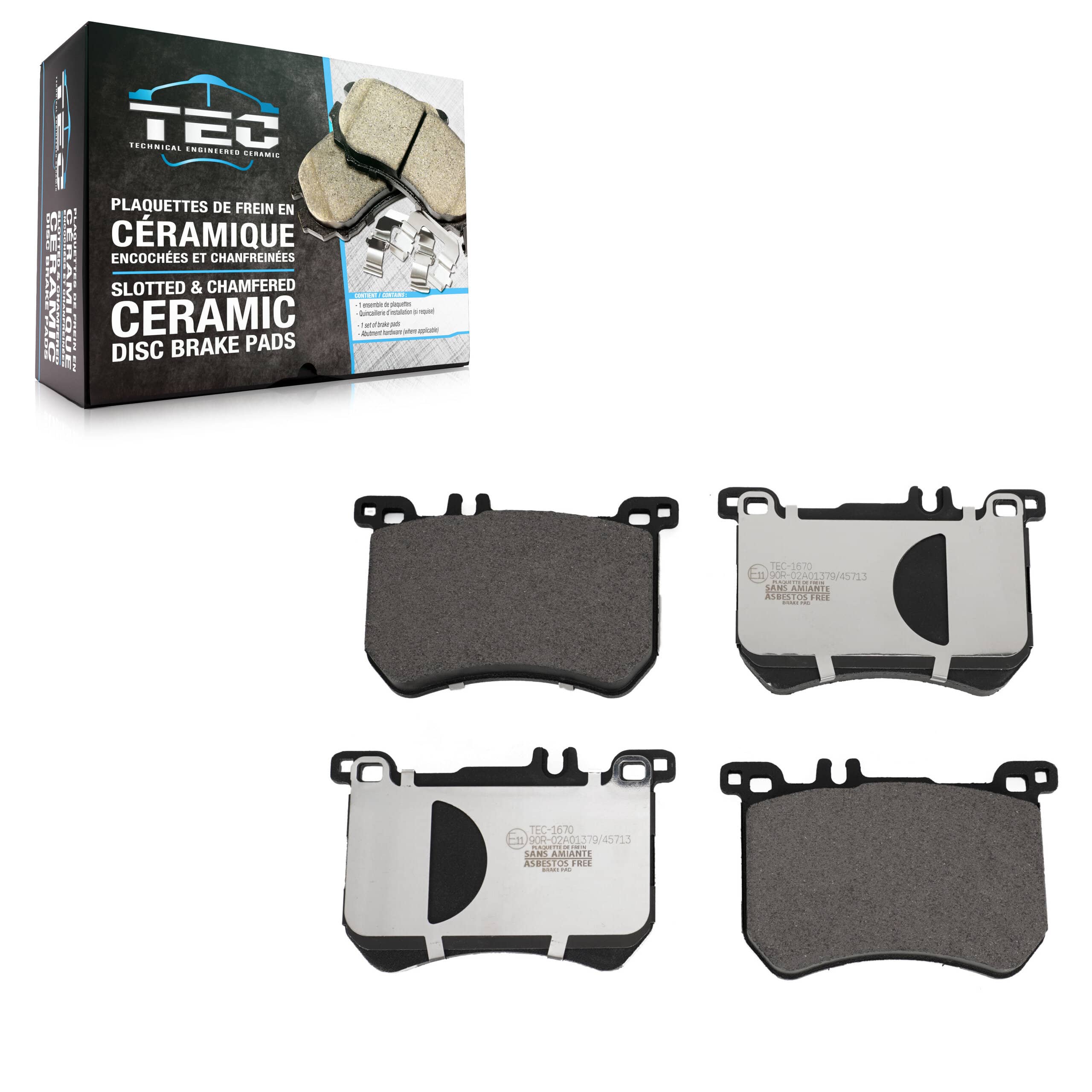 TEC - TEC-1670 - Front Disc Brake Pad