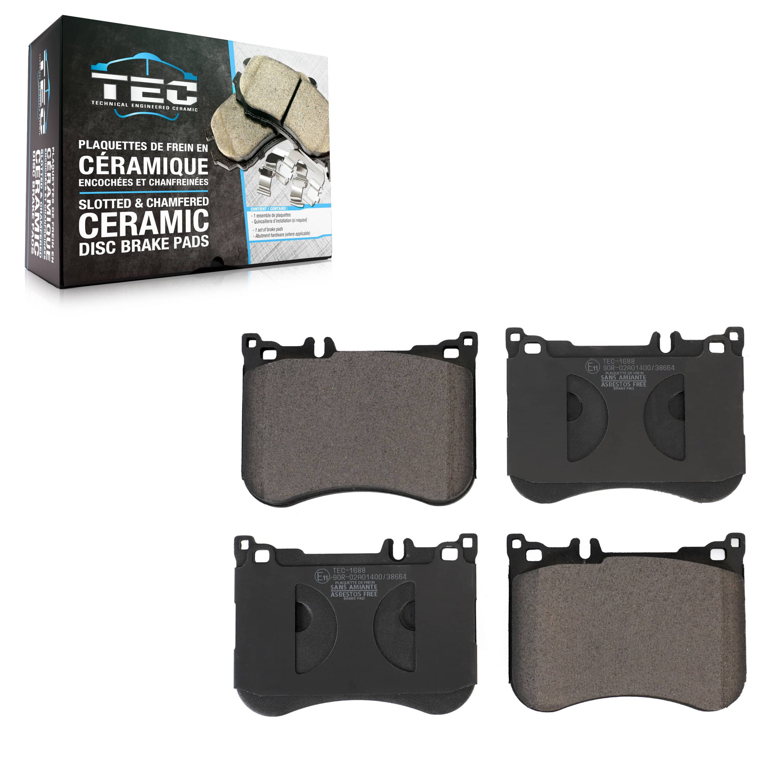 TEC - TEC-1688 - Front Disc Brake Pad