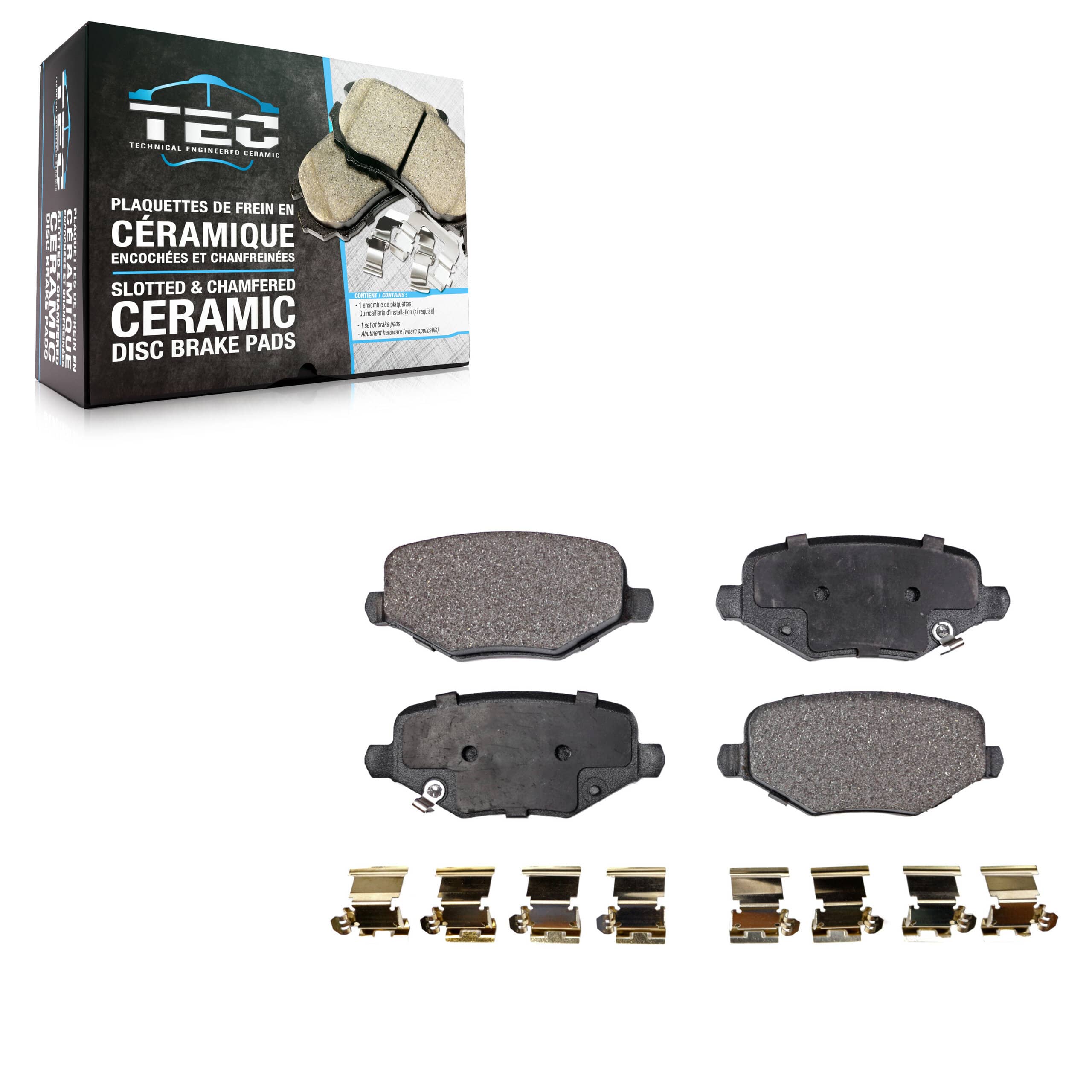 TEC - TEC-1719 - Rear Disc Brake Pad