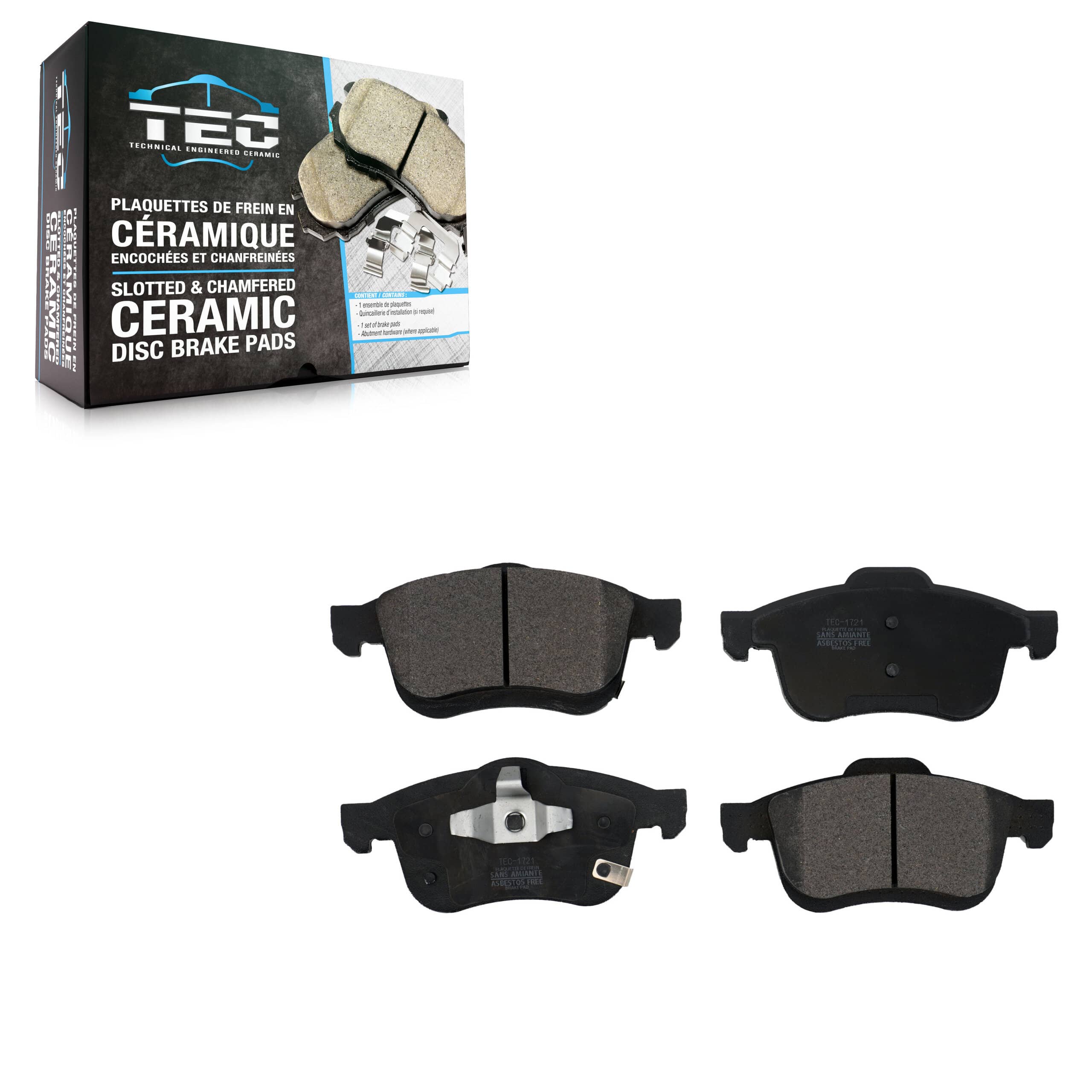 TEC - TEC-1721 - Front Disc Brake Pad