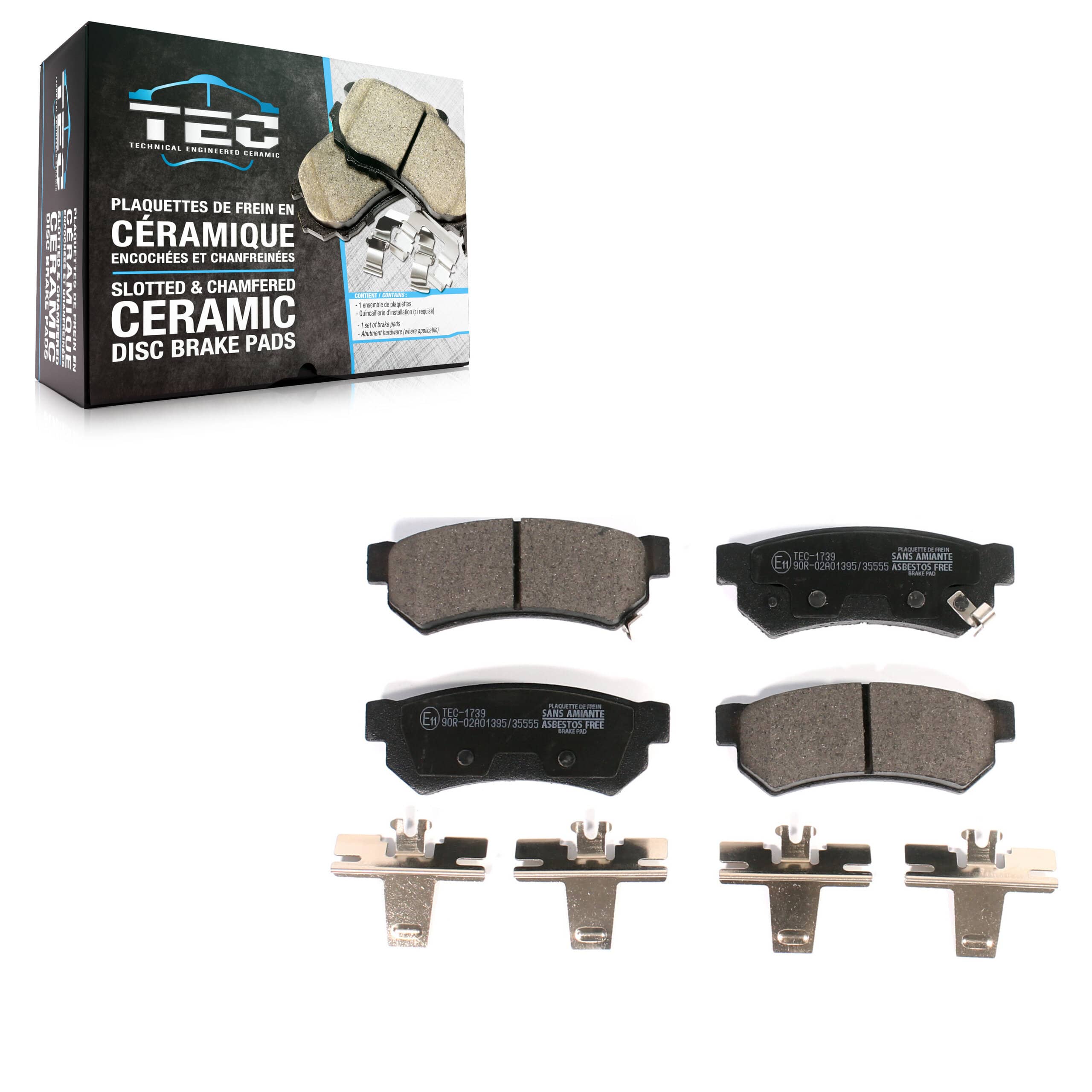 TEC - TEC-1739 - Rear Disc Brake Pad