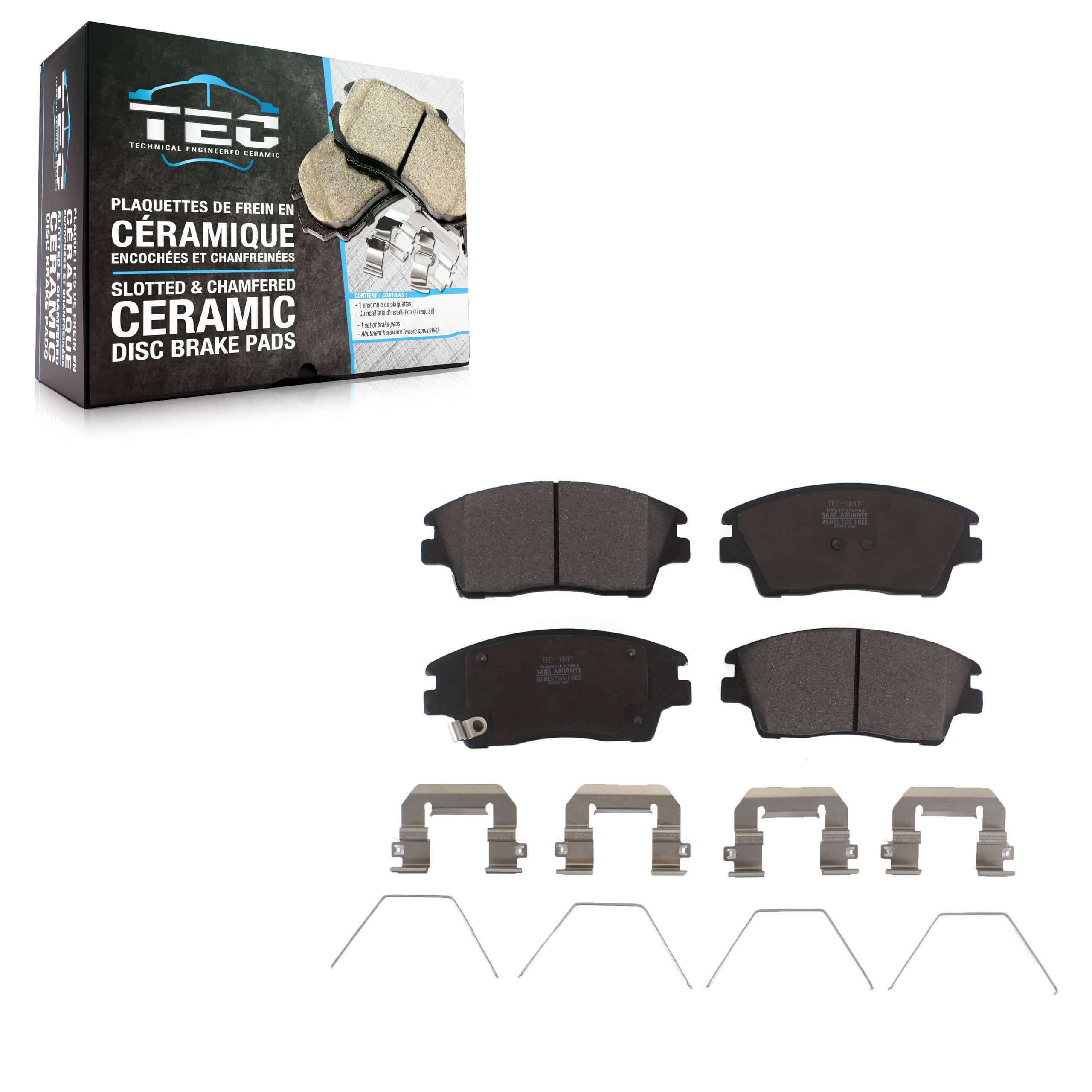 TEC - TEC-1847 - Front Disc Brake Pad