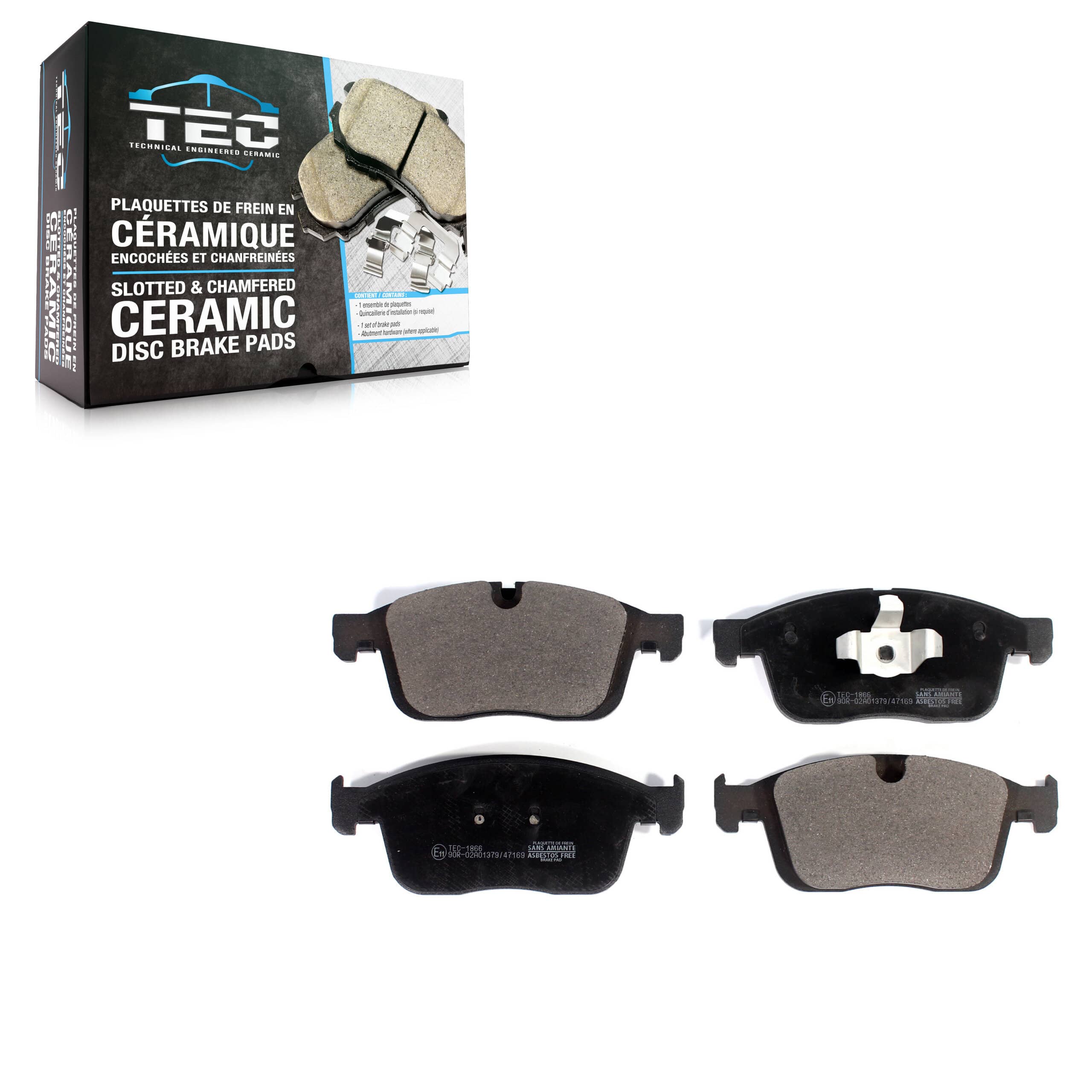 TEC - TEC-1866 - Front Disc Brake Pad