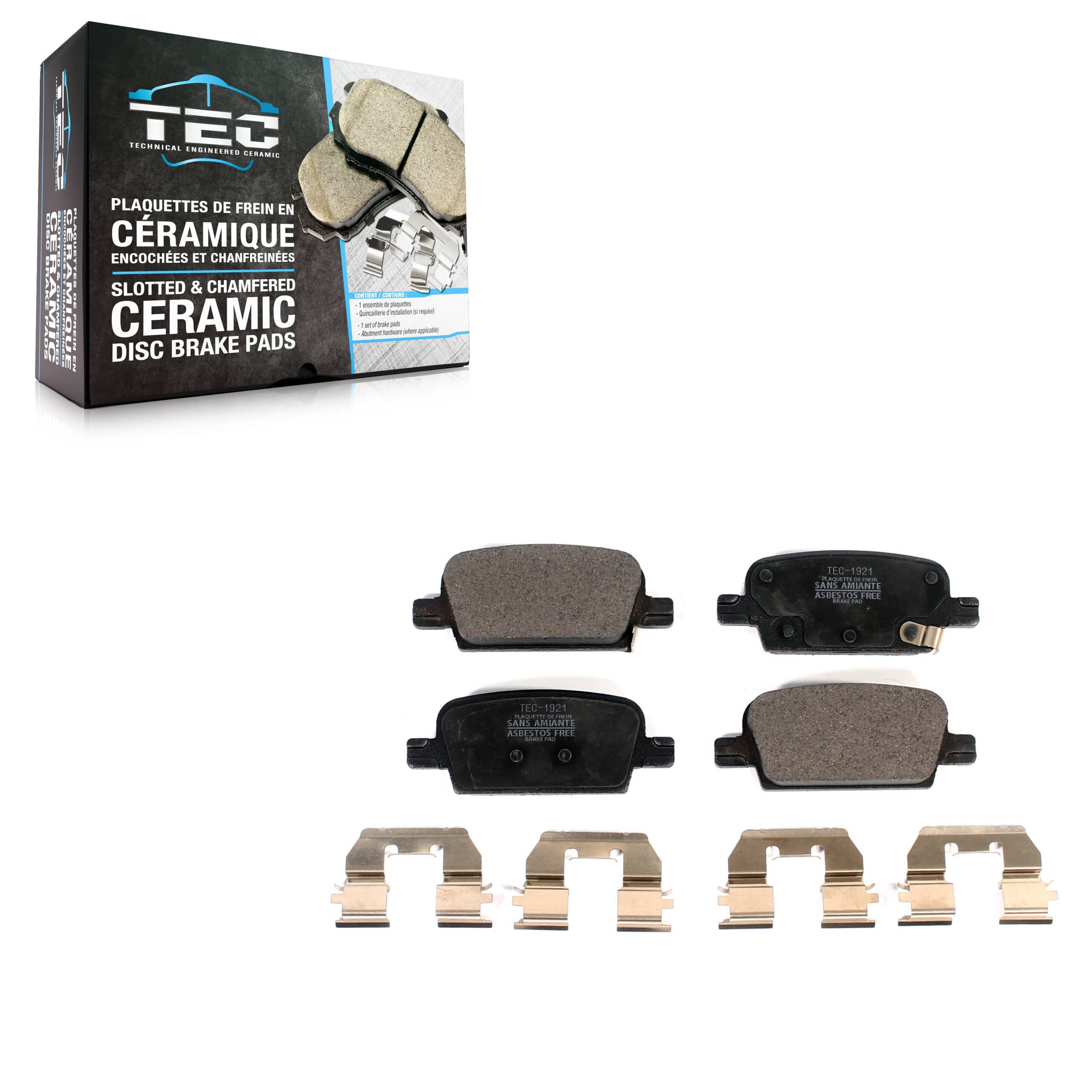 TEC - TEC-1921 - Rear Disc Brake Pad
